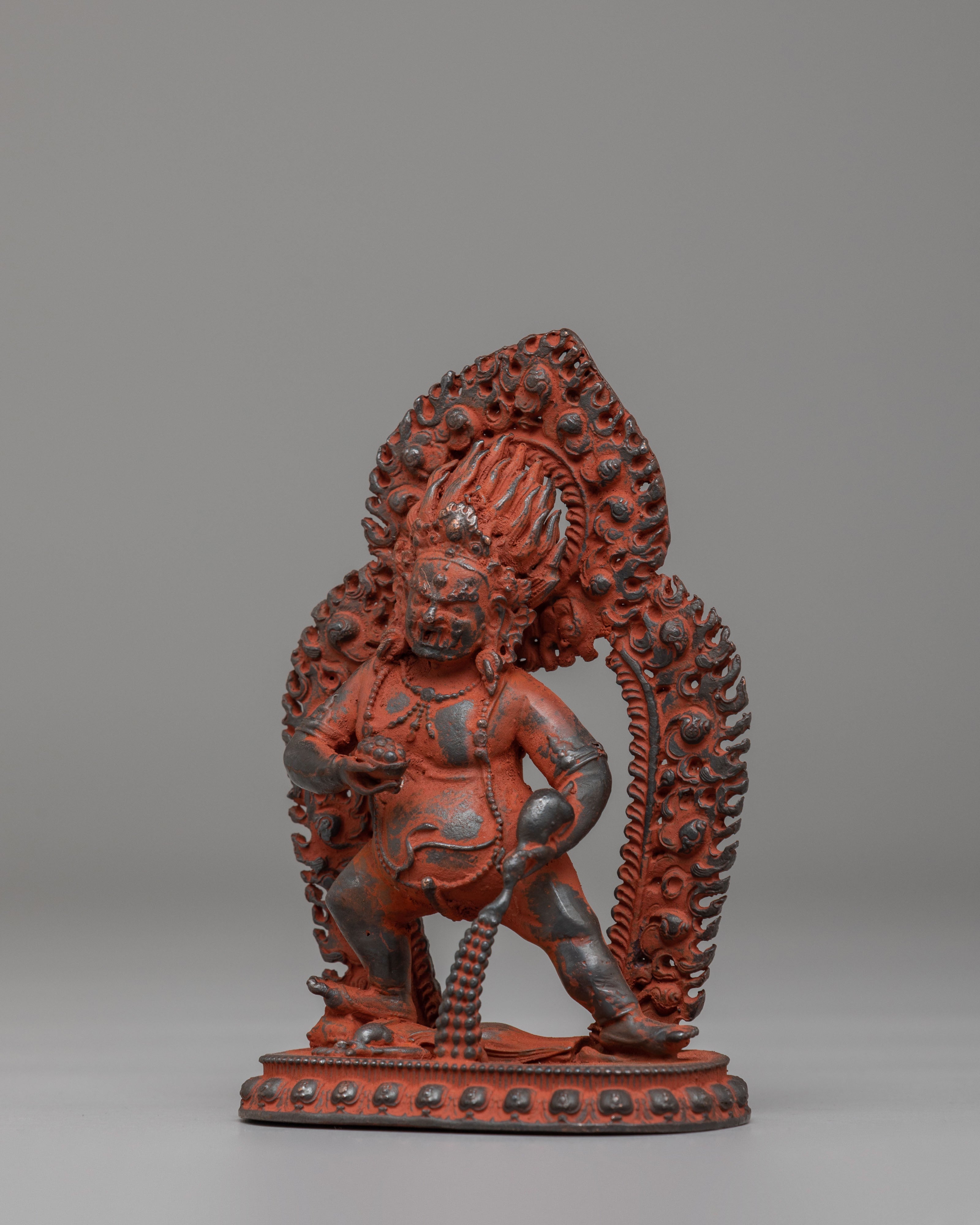 Spiritual Black Dzambhala Statue | Buddhist Wealth Deity