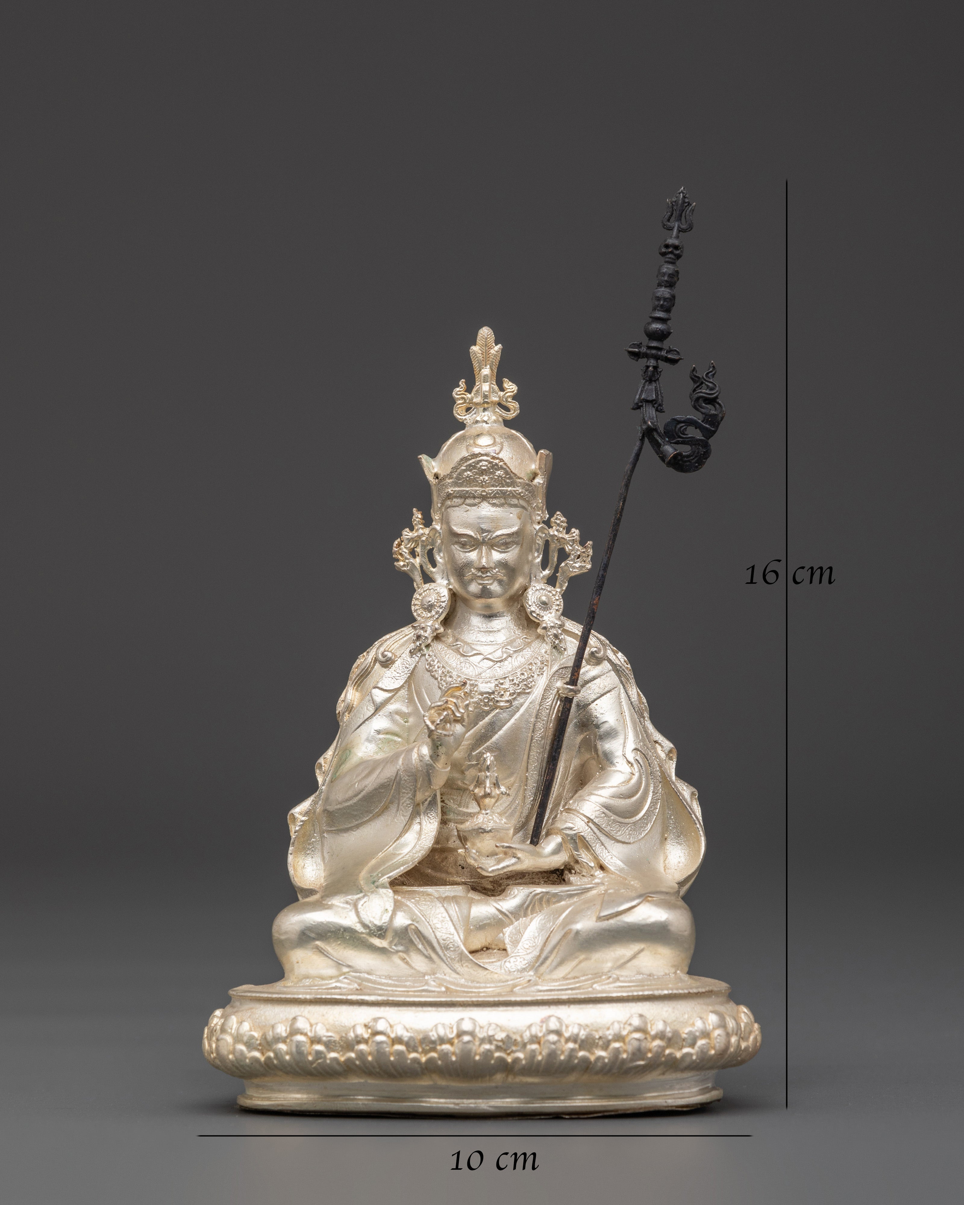 Handmade Guru Tsokye Dorje Statue | Peaceful Form of Guru Rinpoche