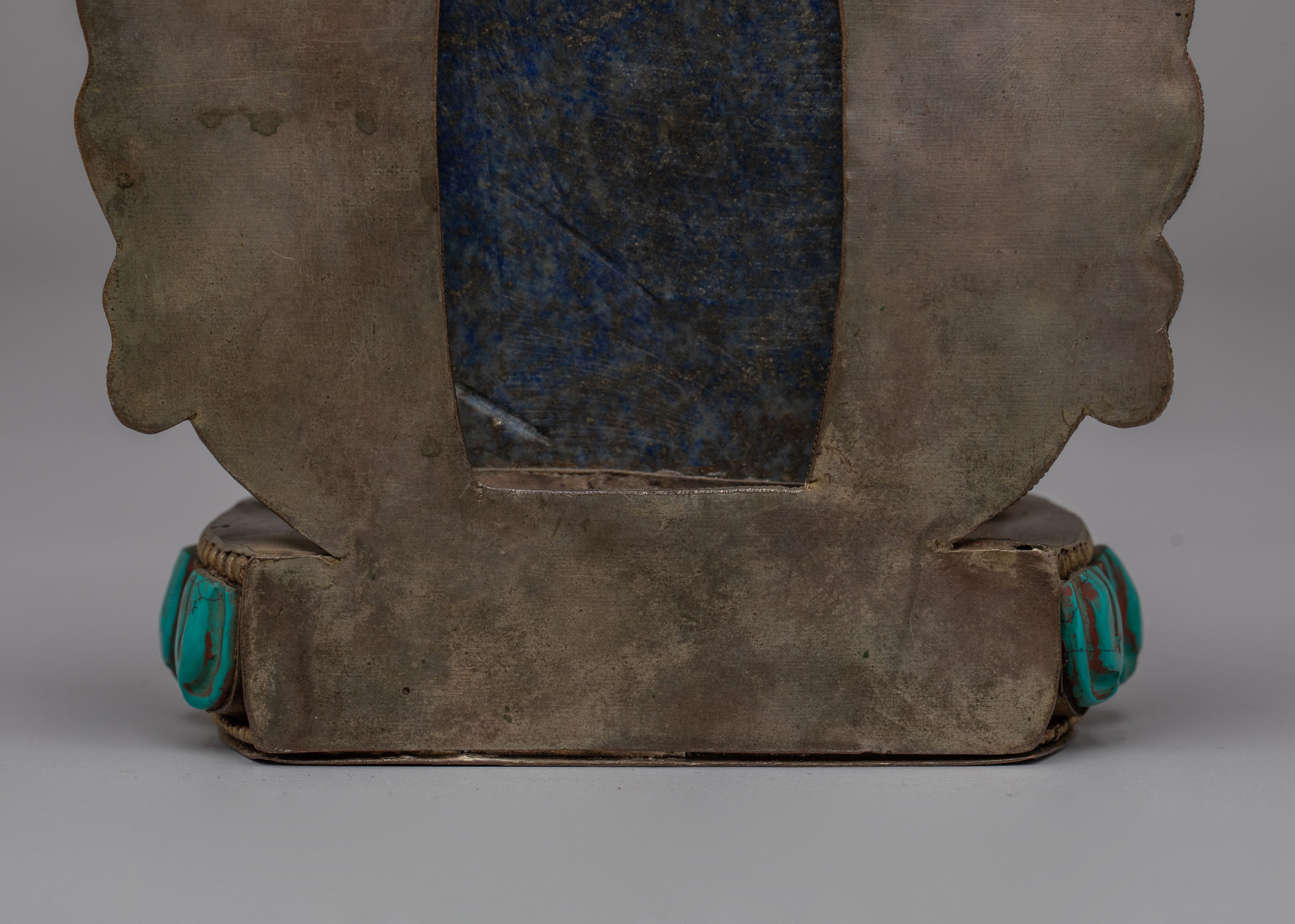 Himalayan Sacred Manjushri Statue | Traditional Buddhist Deity of Wisdom