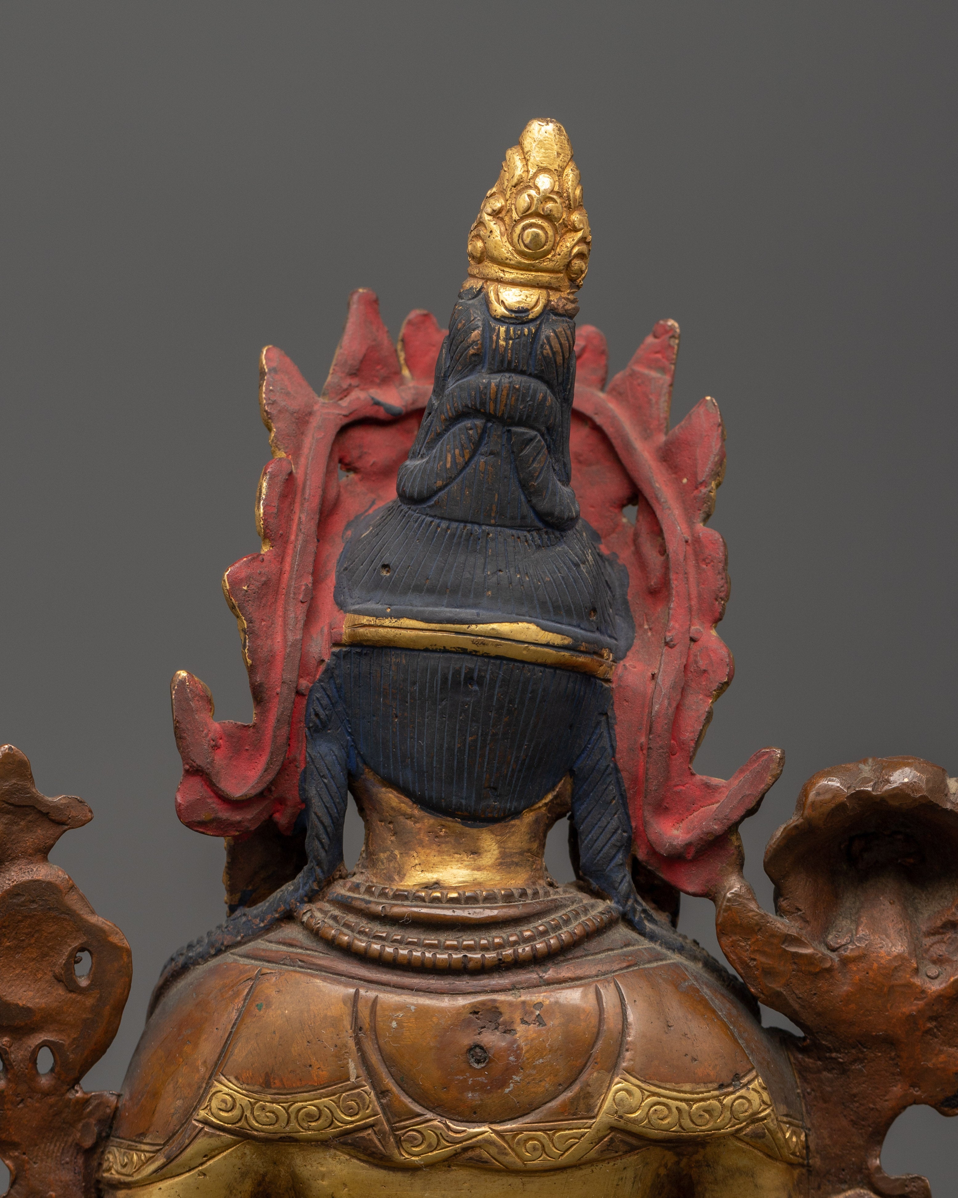 White Tara Statue with Seven Eyes | Buddhist Goddess of Healing and Longevity