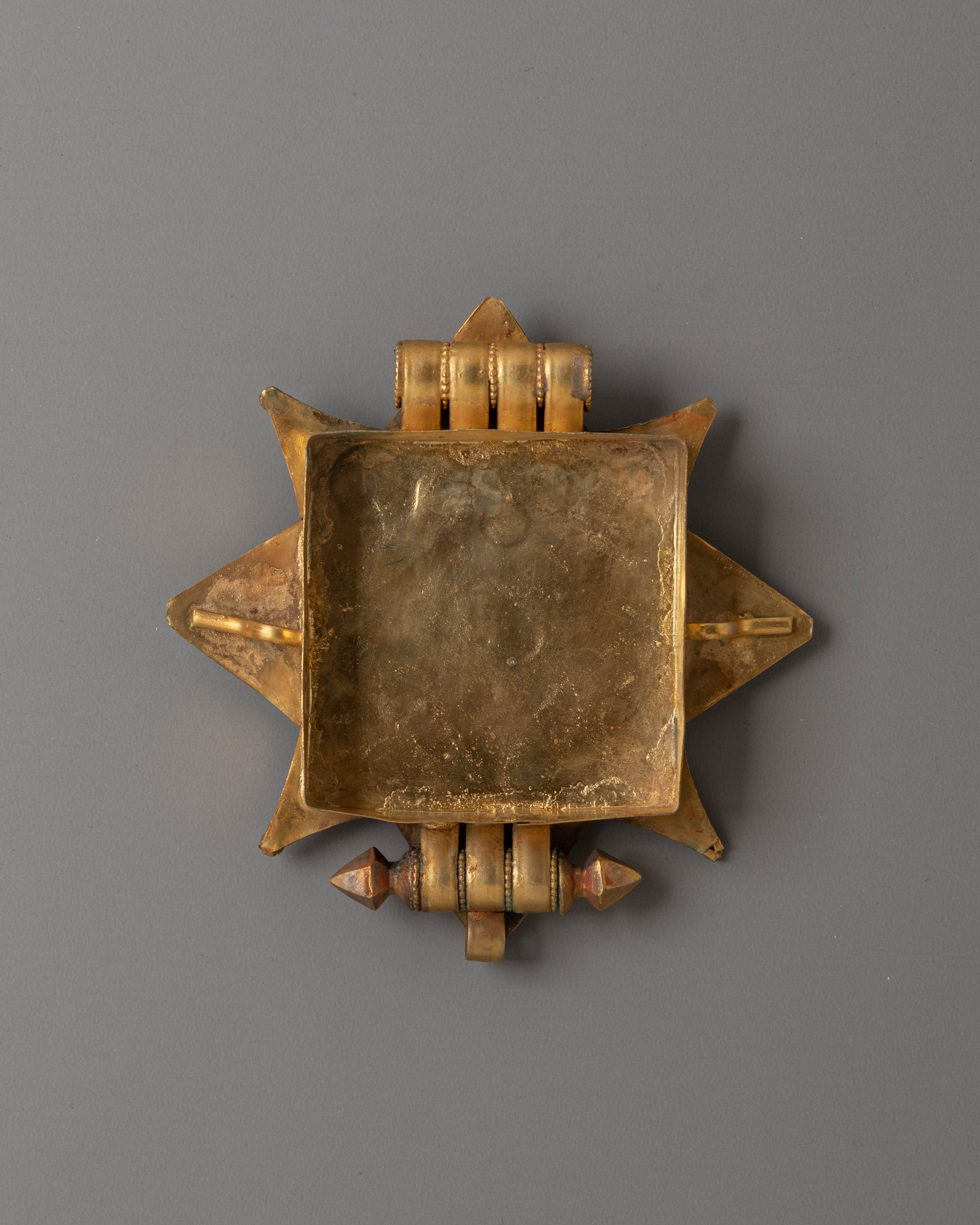 Tibetan Electro Gold Plated Ghau Locket | Copper Ghau Locket