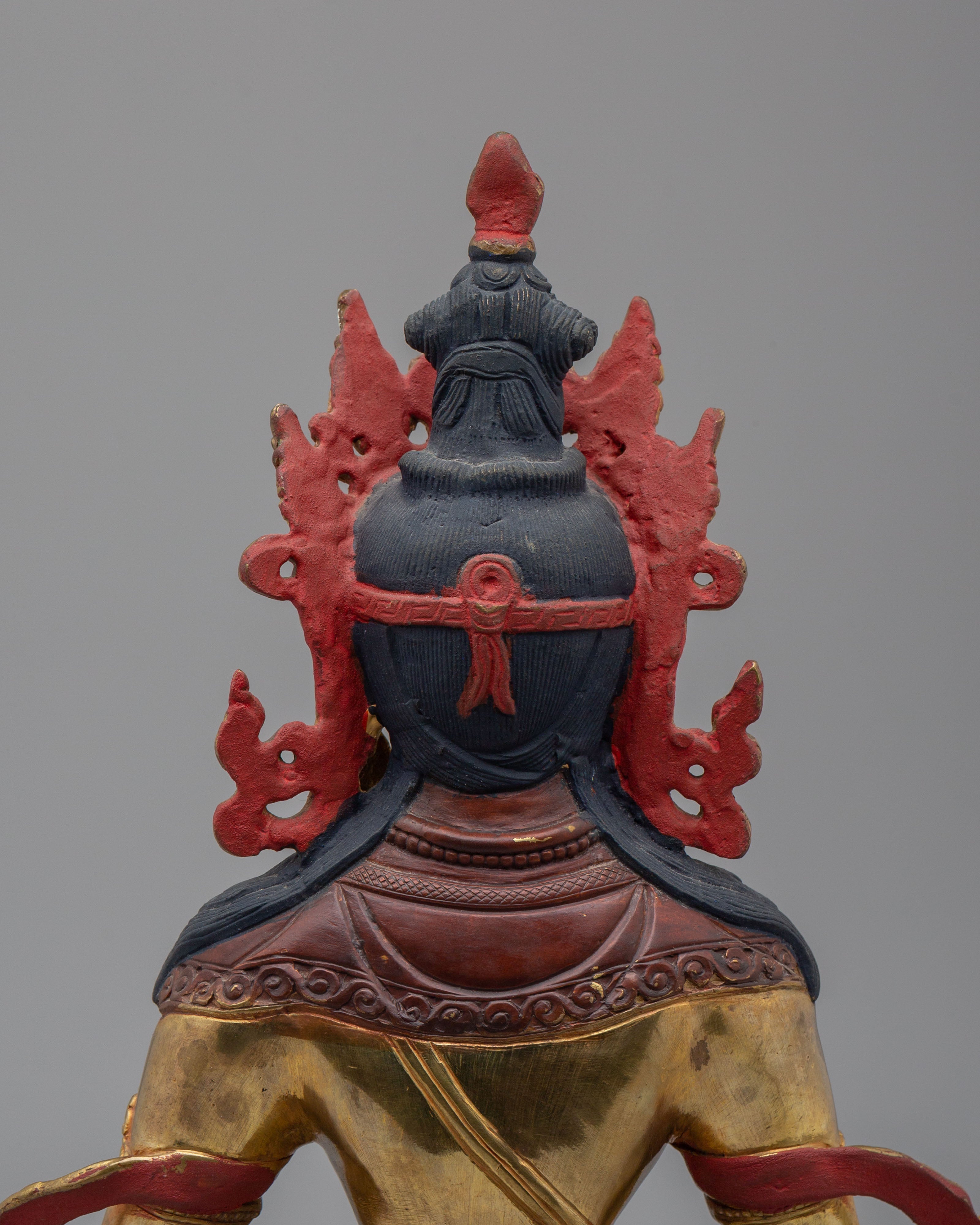 Tibetan Buddhist Amitayus Statue | The Buddha of Infinite Life
