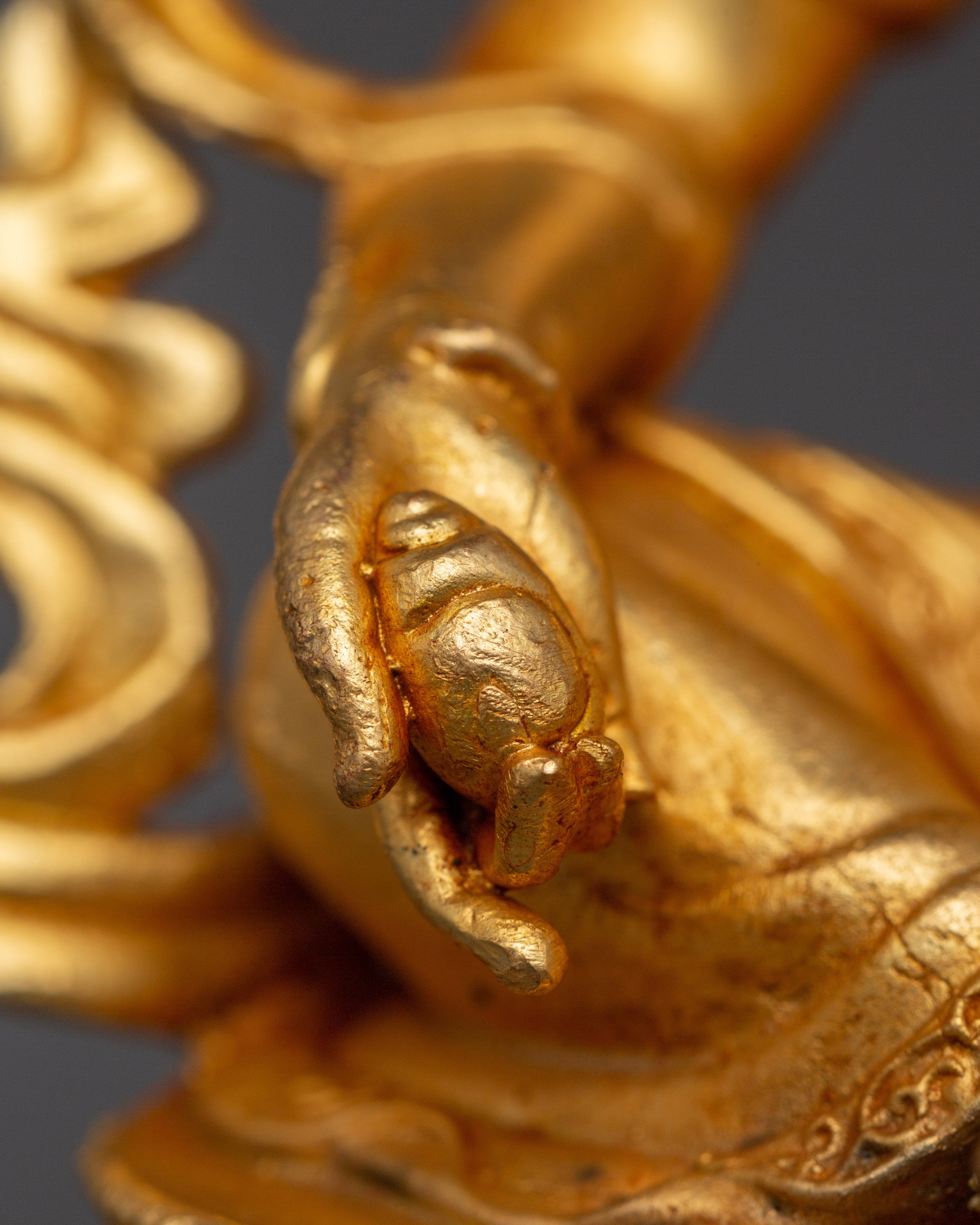 Lord of Wealth Dzambala Statue | Wrathful Fierce Buddhist Sculpture