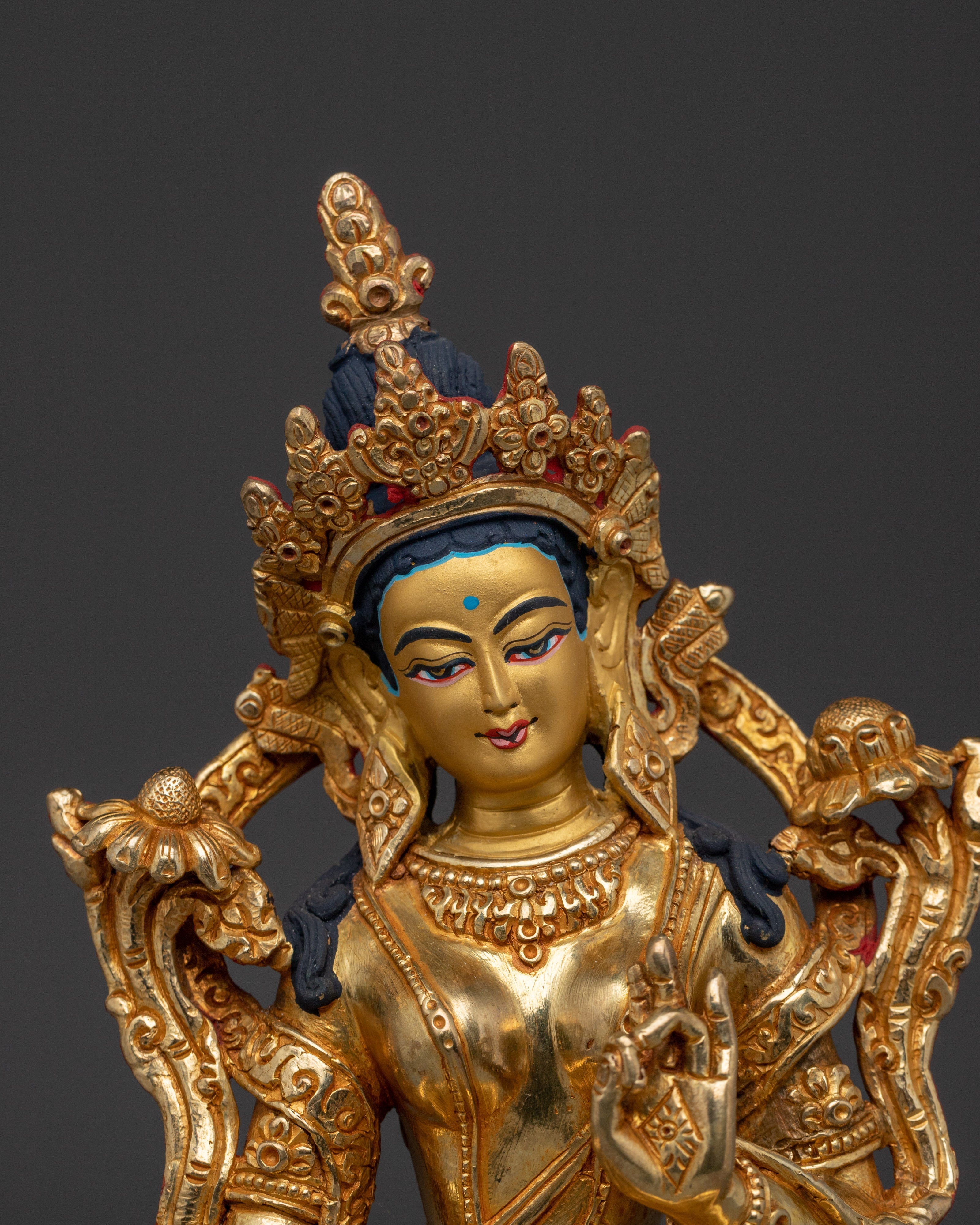 Green Tara for Protection |  Compassionate Tibetan Goddess