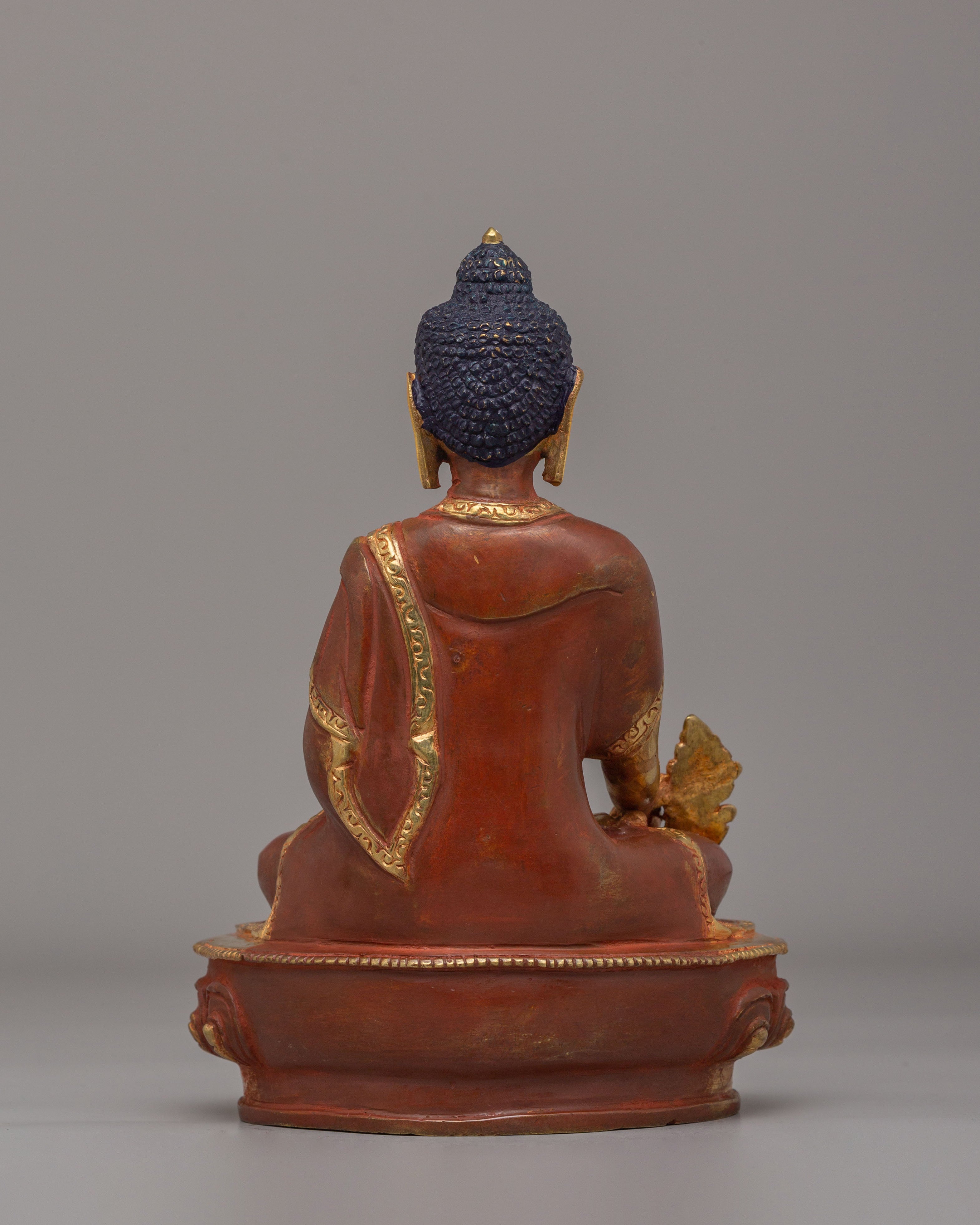 Buddhist Deity Medicine Buddha Statue | Healing Buddha Altar Decor