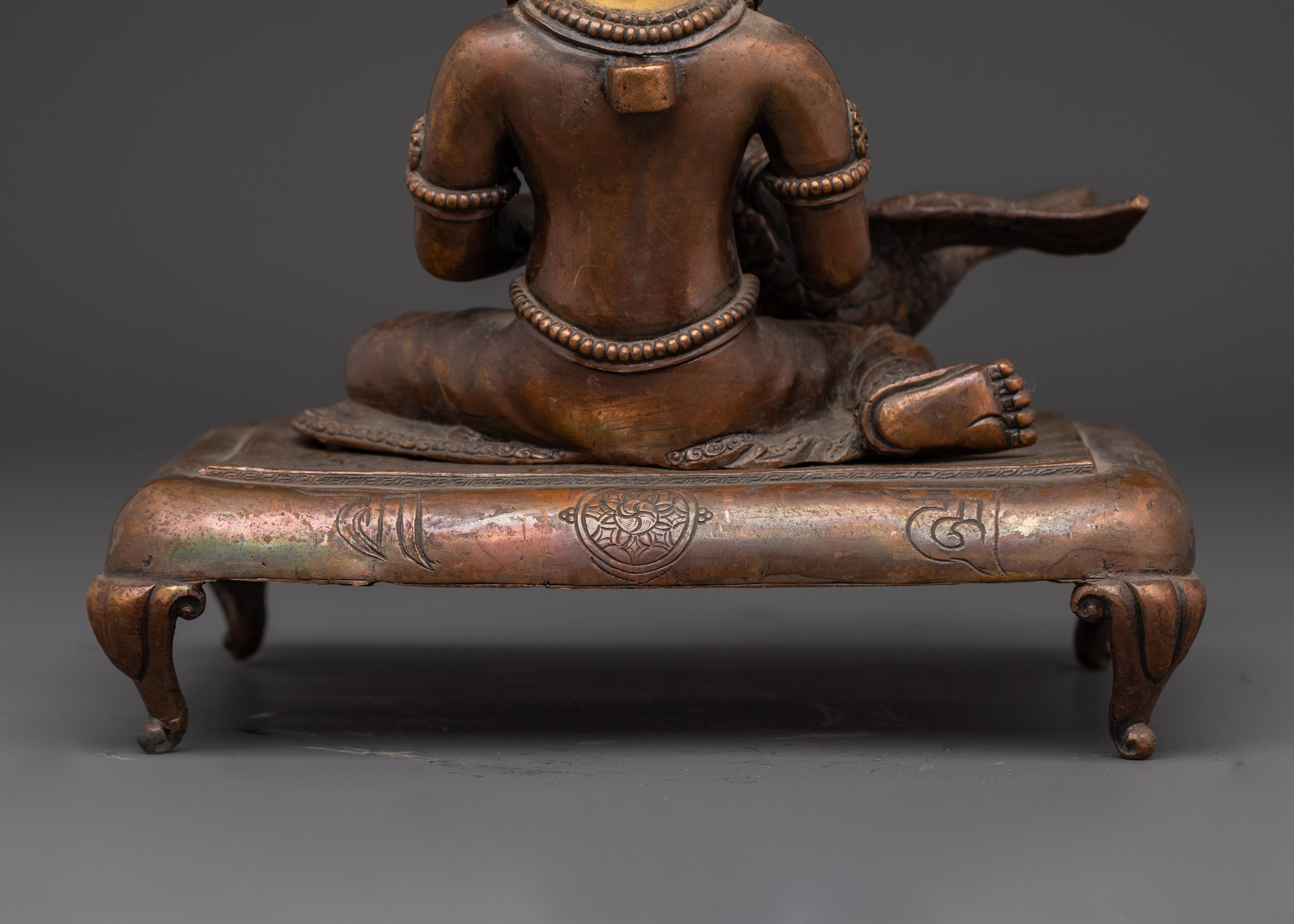 Handcrafted Oxidized Copper Siddhartha Gautam Statue | Sacred Buddhist Art