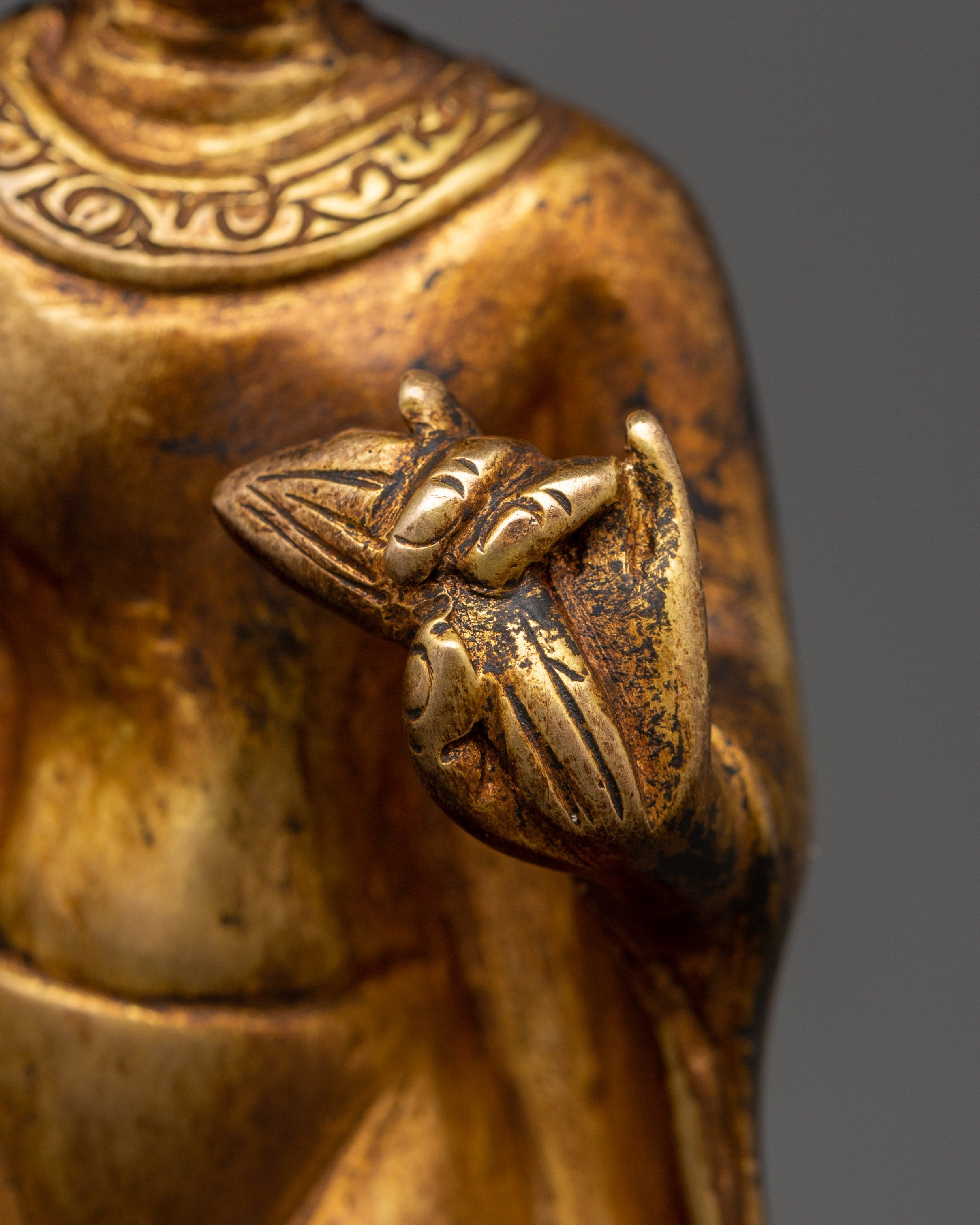 Dipankara Enlightened Deity Statue | Buddha of Light and Wisdom