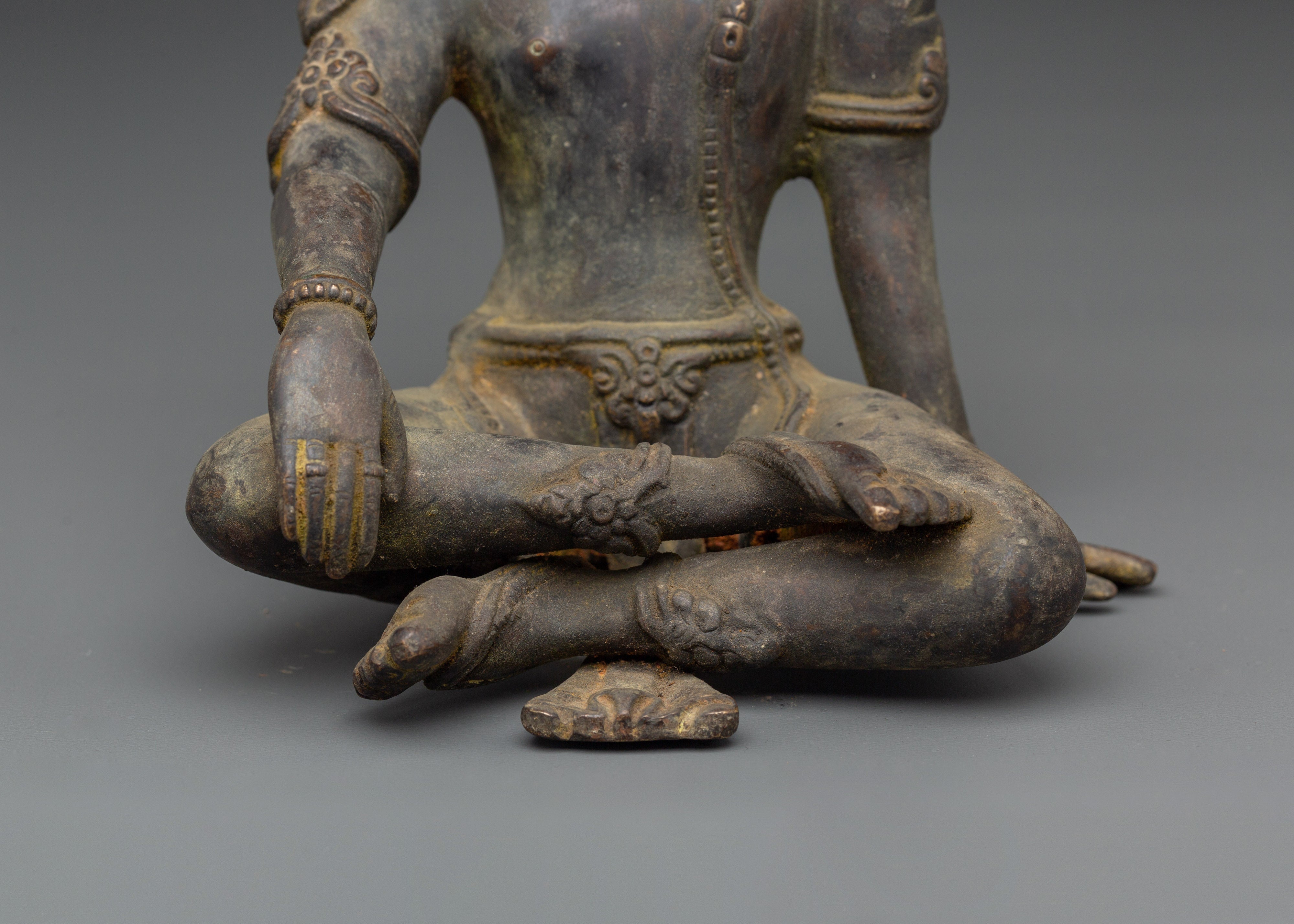 Indra Copper Statue | Antique Finish Statue