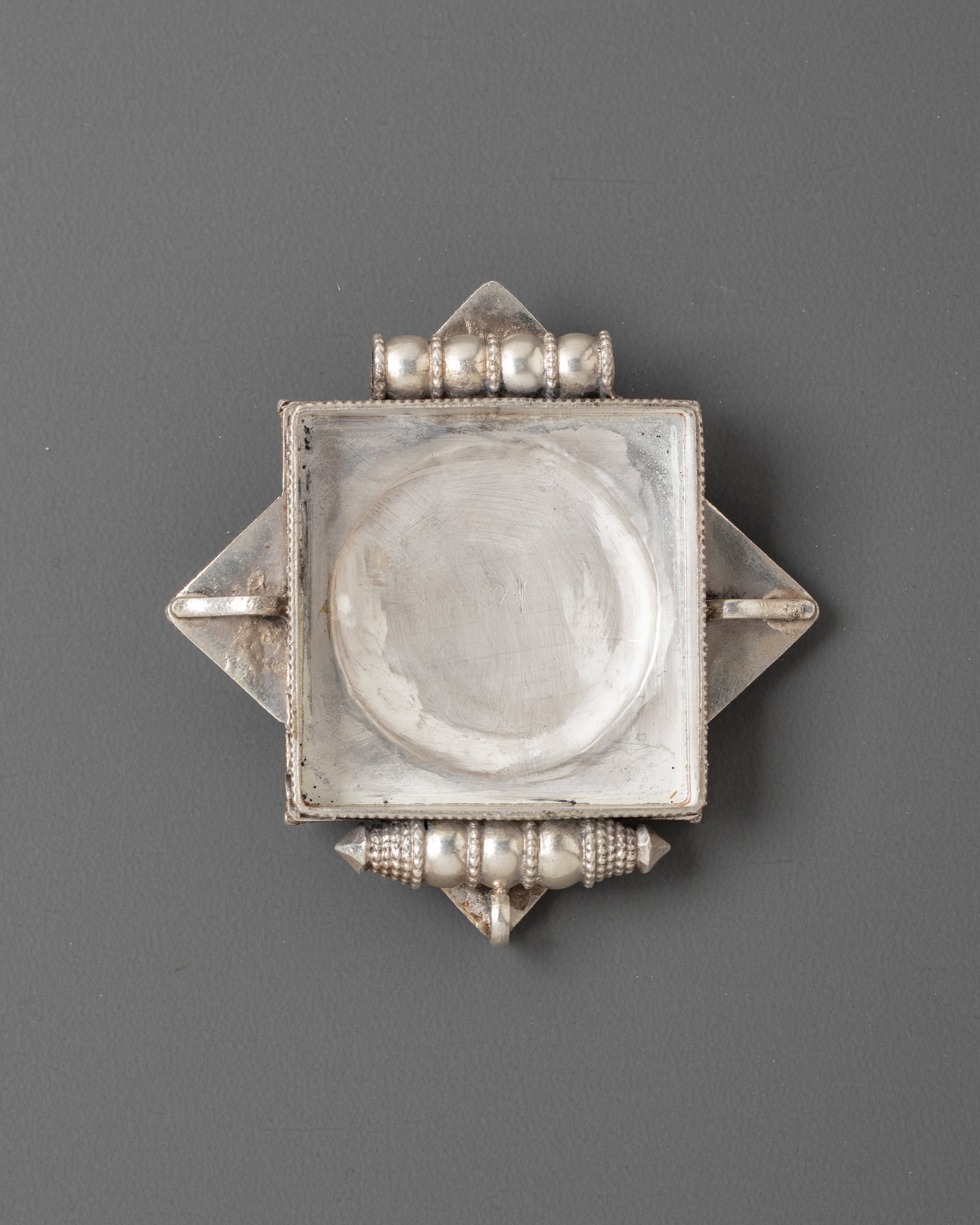 Sacred Tibetan Buddhist Ghau Box Locket | Star Shaped Prayer Amulet Pendant