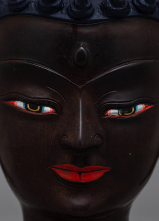 Head of a Buddha | Serene Spiritual Statue for Home or Office