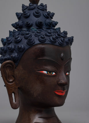 Head of a Buddha | Serene Spiritual Statue for Home or Office