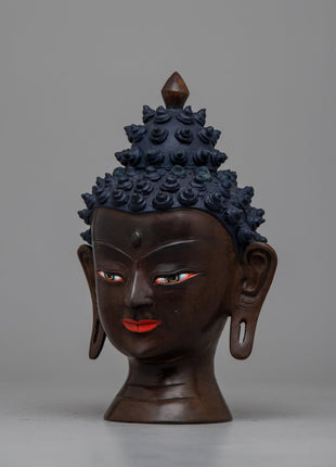 Head of a Buddha | Serene Spiritual Statue for Home or Office
