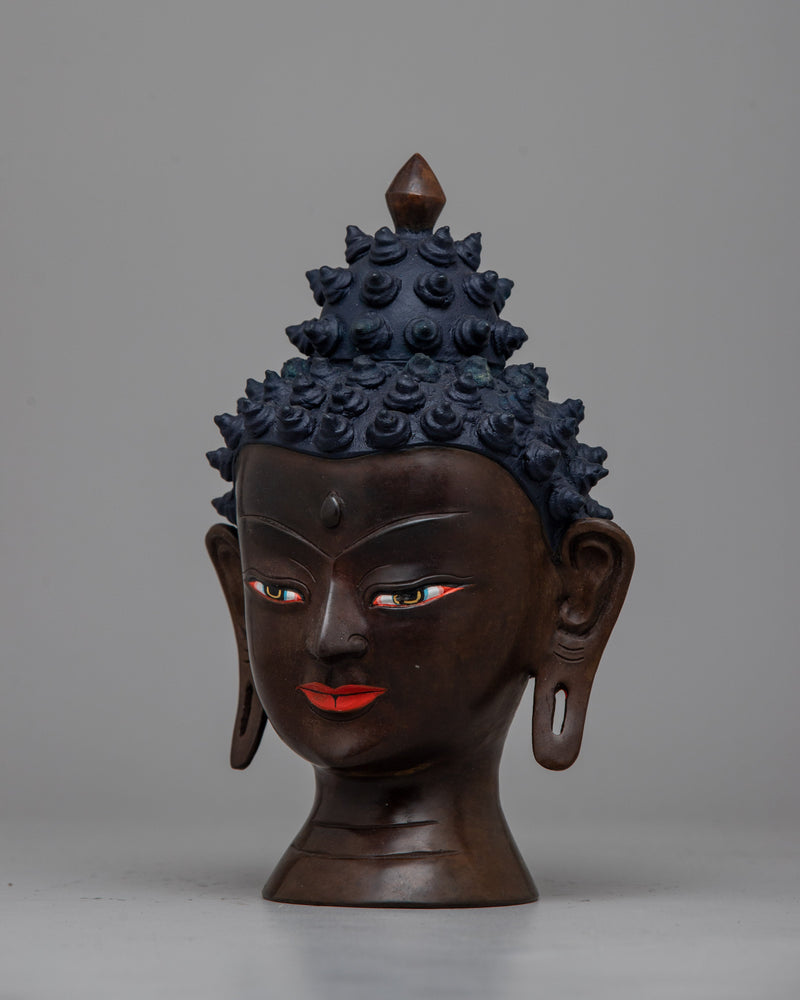 Head of a Buddha | Serene Spiritual Statue for Home or Office