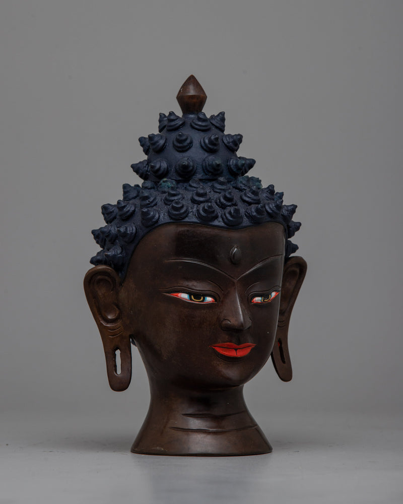 Head of a Buddha | Serene Spiritual Statue for Home or Office