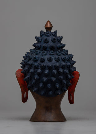 Head of a Buddha | Serene Spiritual Statue for Home or Office