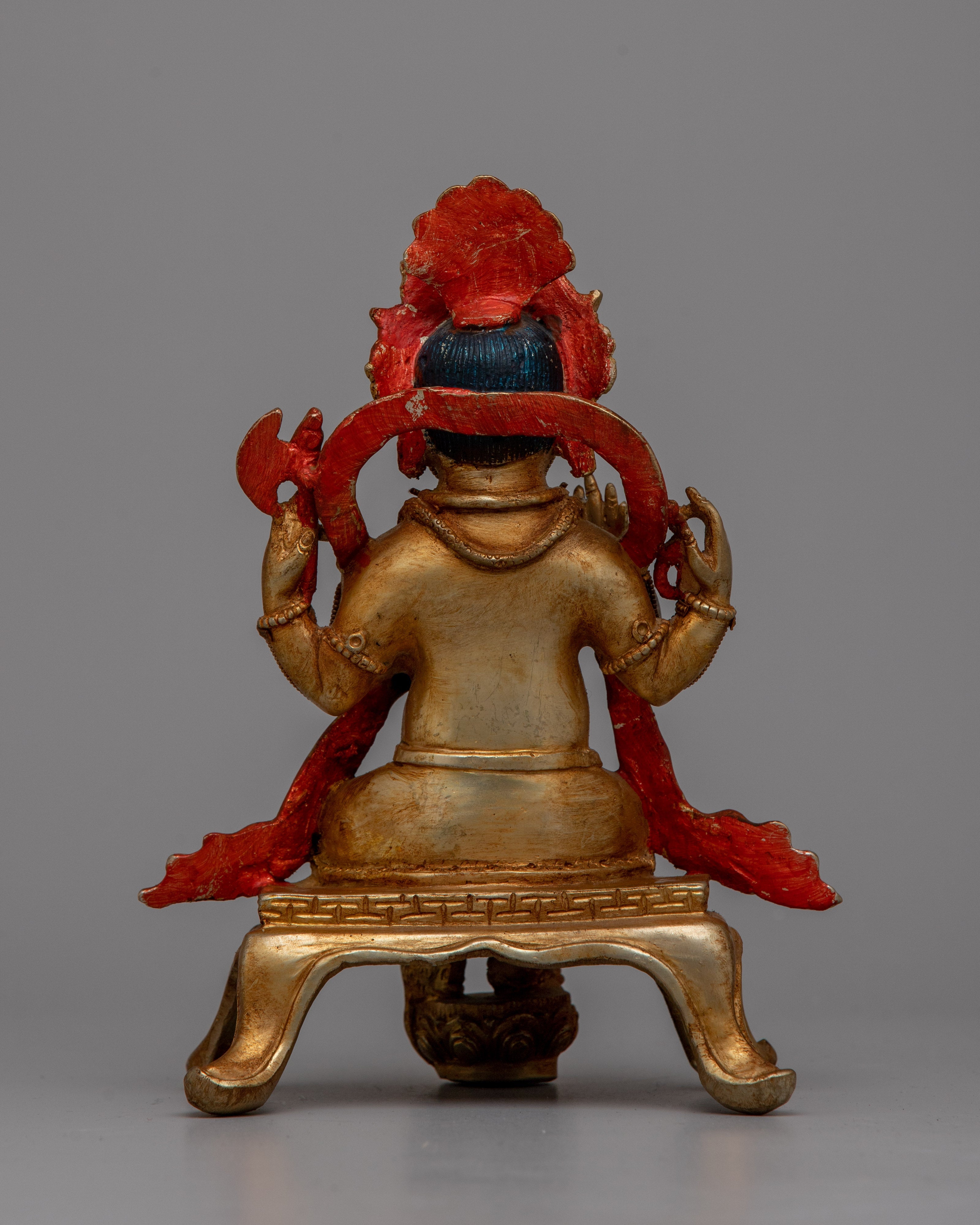 Crystal Ganesha Statue | Hindu Elephant Deity Crystal Sculpture