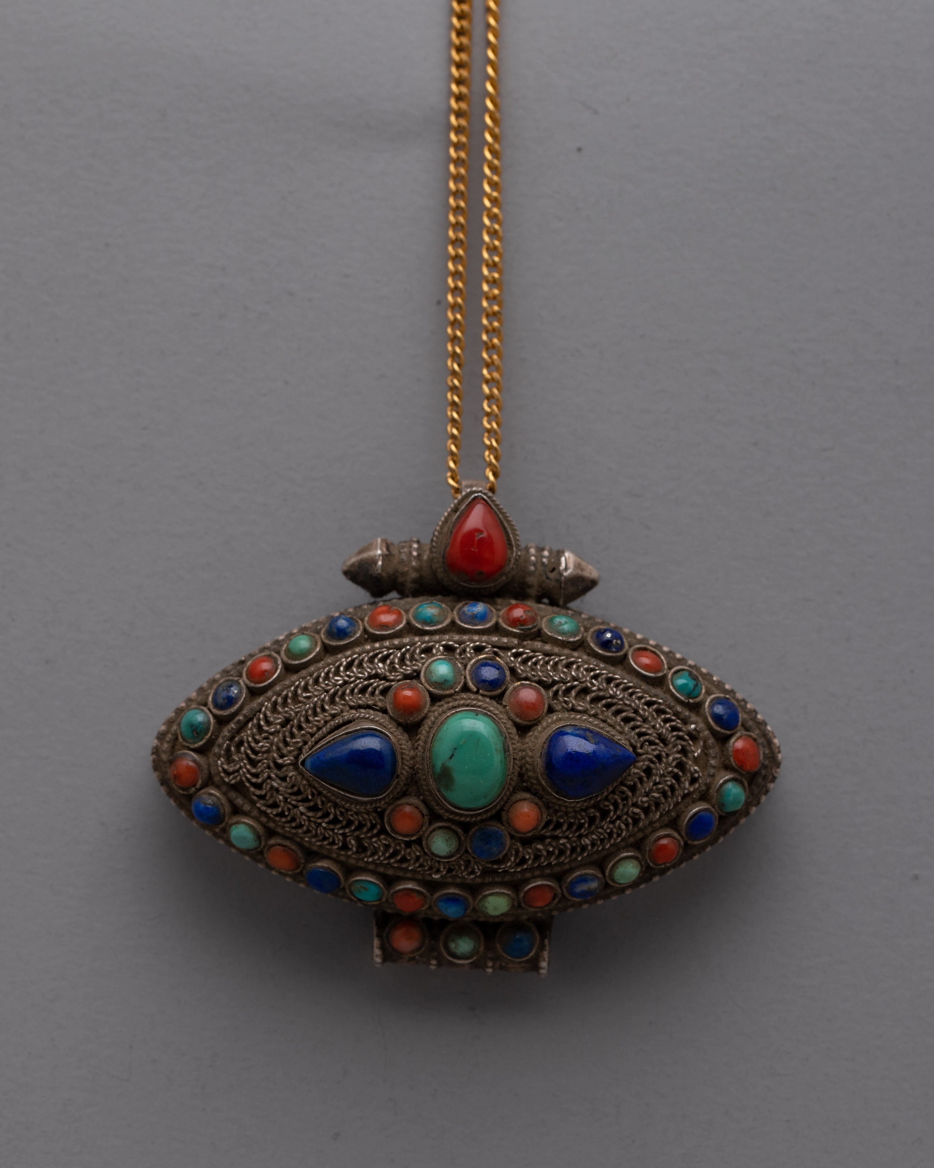 Handmade Ghau Box Pendant | Embrace Sacred Traditions