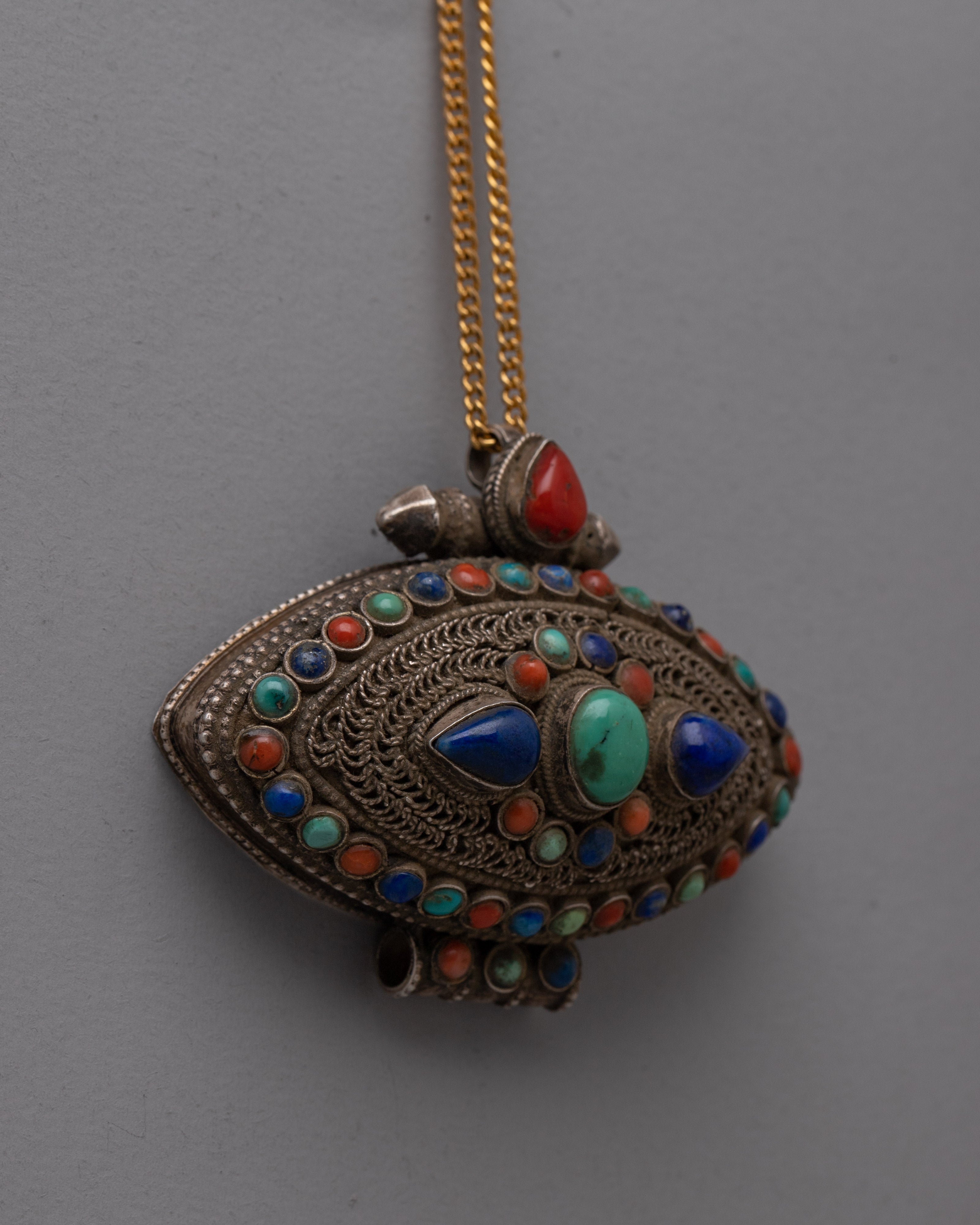 Handmade Ghau Box Pendant | Embrace Sacred Traditions