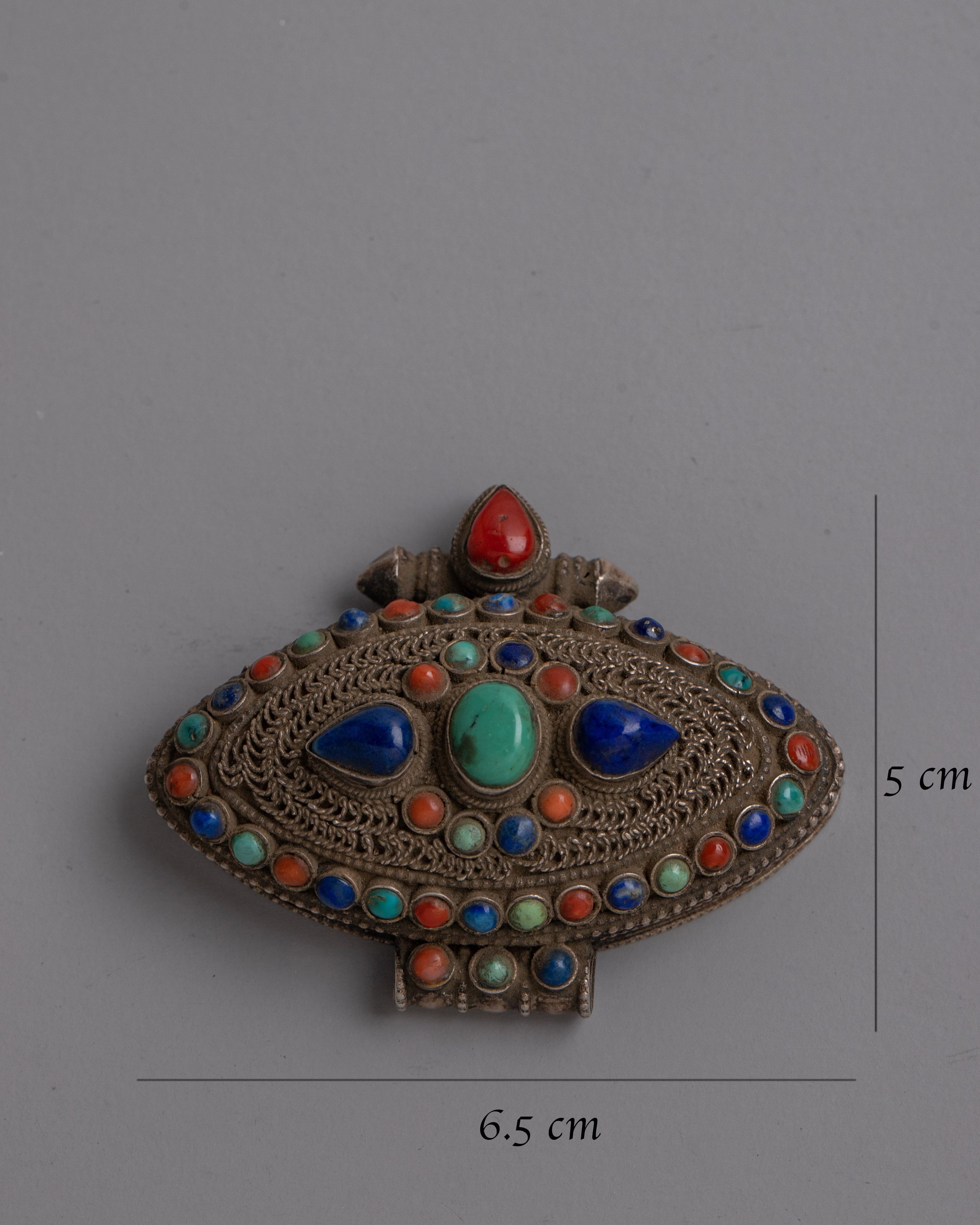 Handmade Ghau Box Pendant | Embrace Sacred Traditions