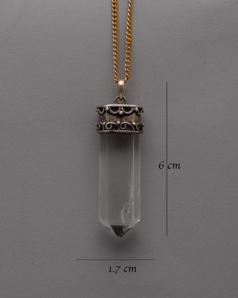 Crystal Locket Pendant | Simple Yet Stunning Pendant for Every Occasion