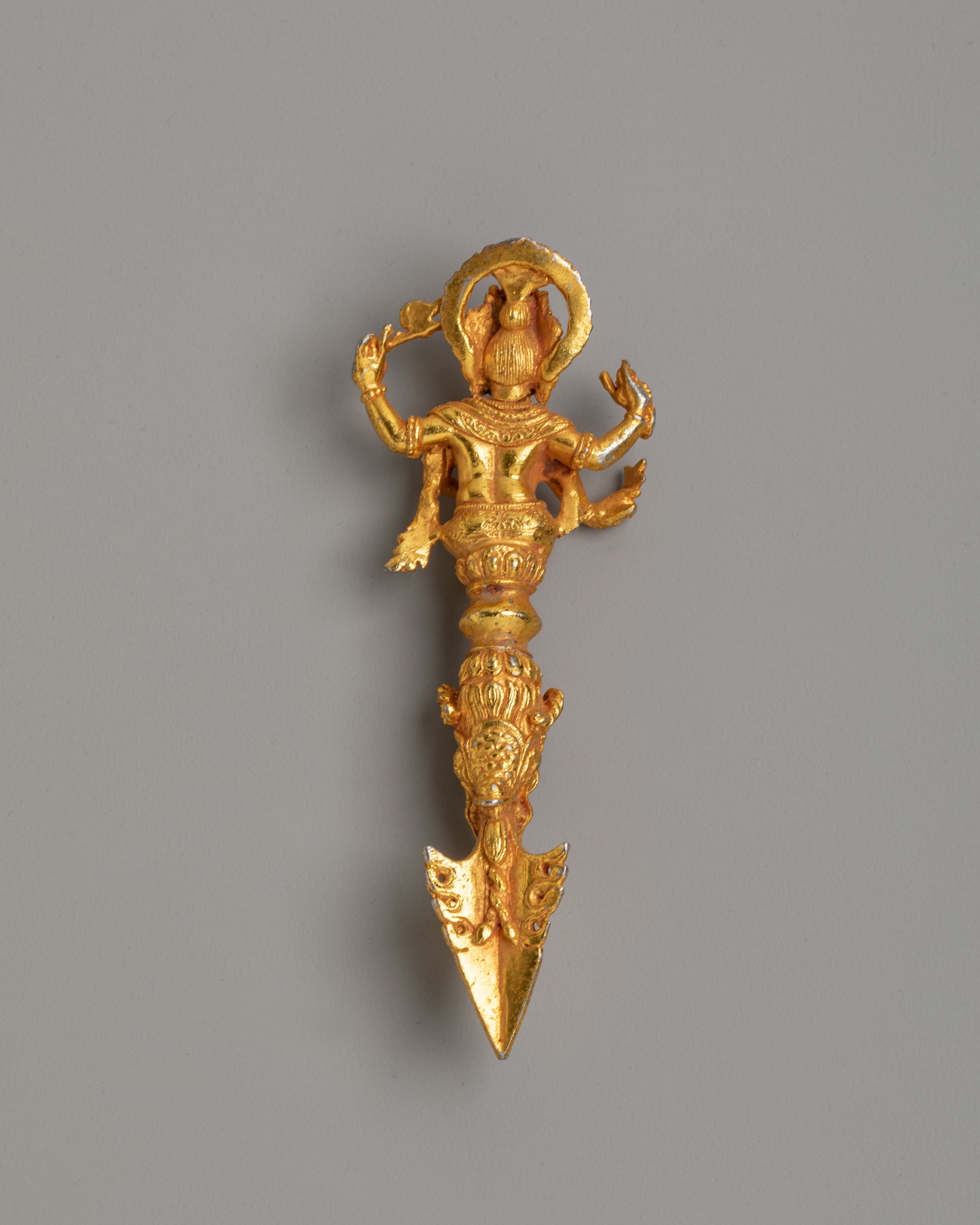Traditional Ganesha Phurba | Tibetan Ritual Dagger