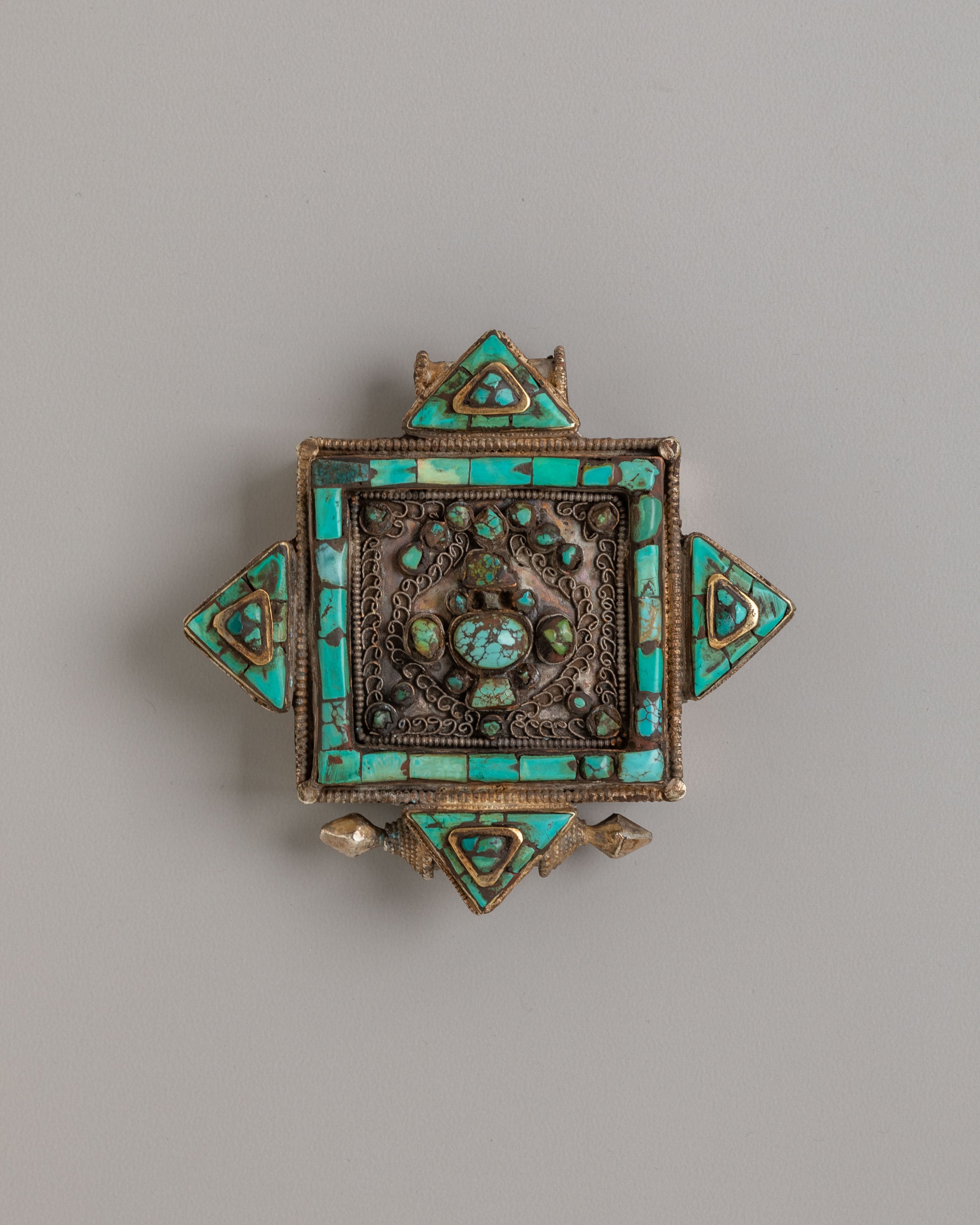 Handmade Ritual Ghau Box Locket | Prayer &amp; Protection