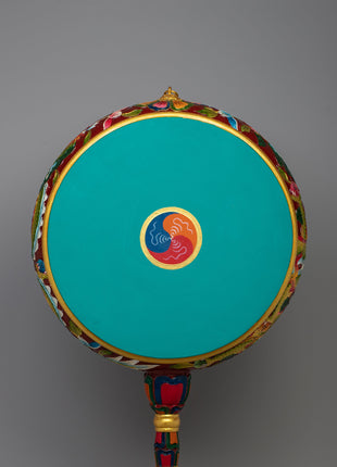 Wooden Dhyangro Drum | Traditional Meditation Music Instrument