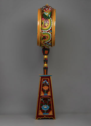 Wooden Dhyangro Drum | Traditional Meditation Music Instrument