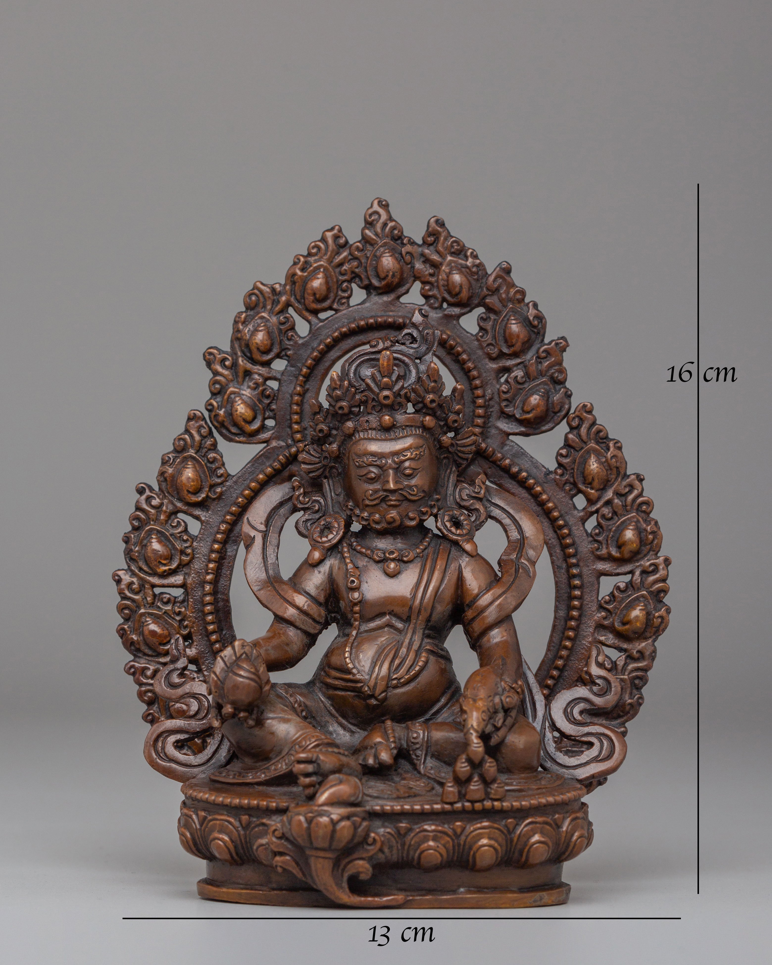 Handcrafted Statue of Dzambhala | Wealth Deity