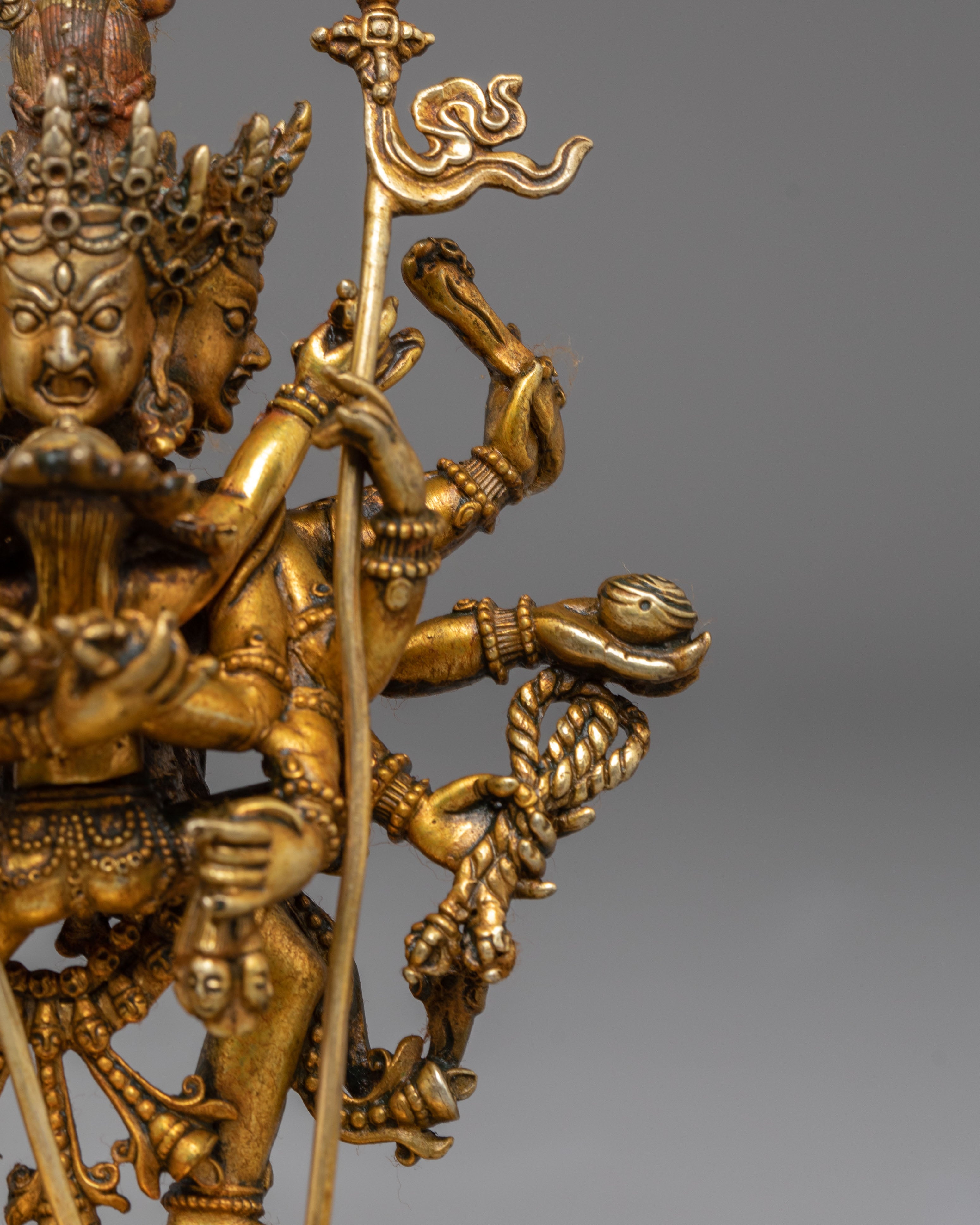 Statue of Tantric Deity Chakrasambhara | Handmade Buddhist Sculpture