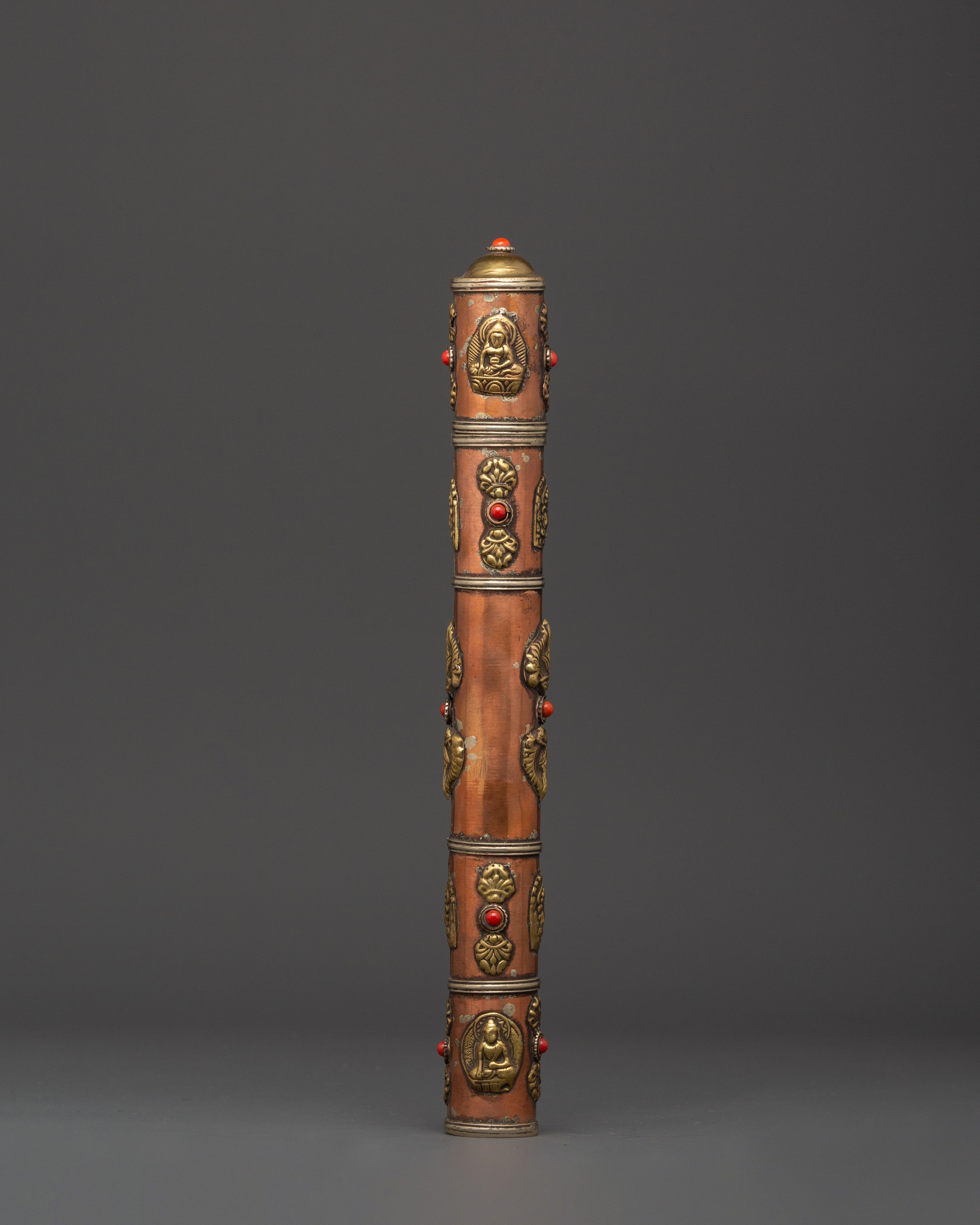 Tibetan Incense Holder with Brass | Spiritual Home Decor