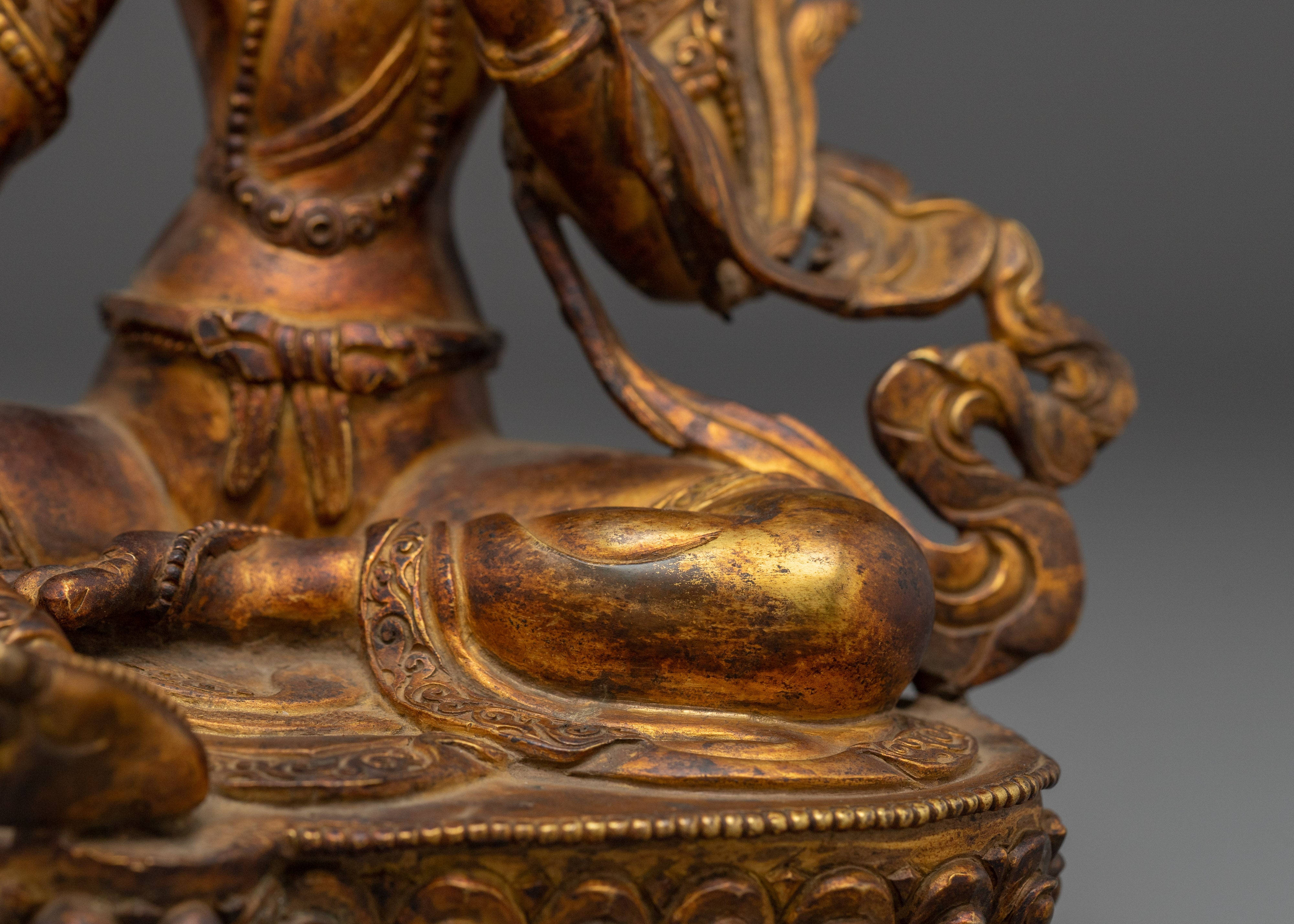 Sacred Green Tara Mother of Liberation | Handcrafted Nepali Meditation Altar Deity