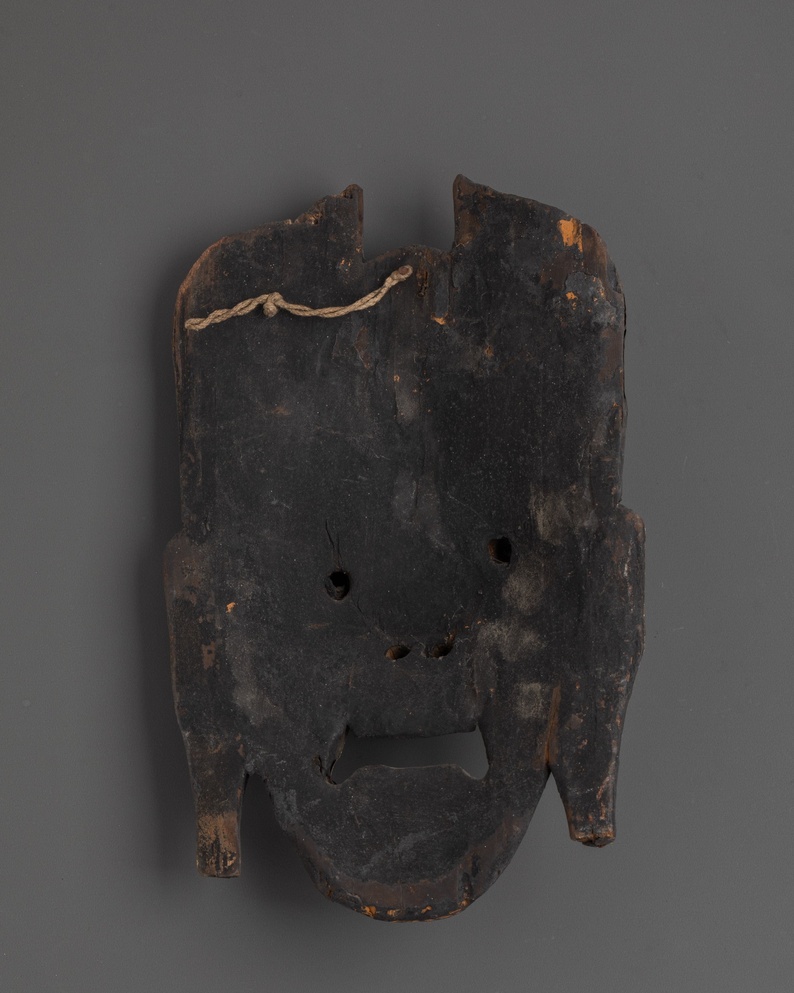 Tibetan Guardian Wall Mask | Fierce Guardian Spirit Wall Hanging