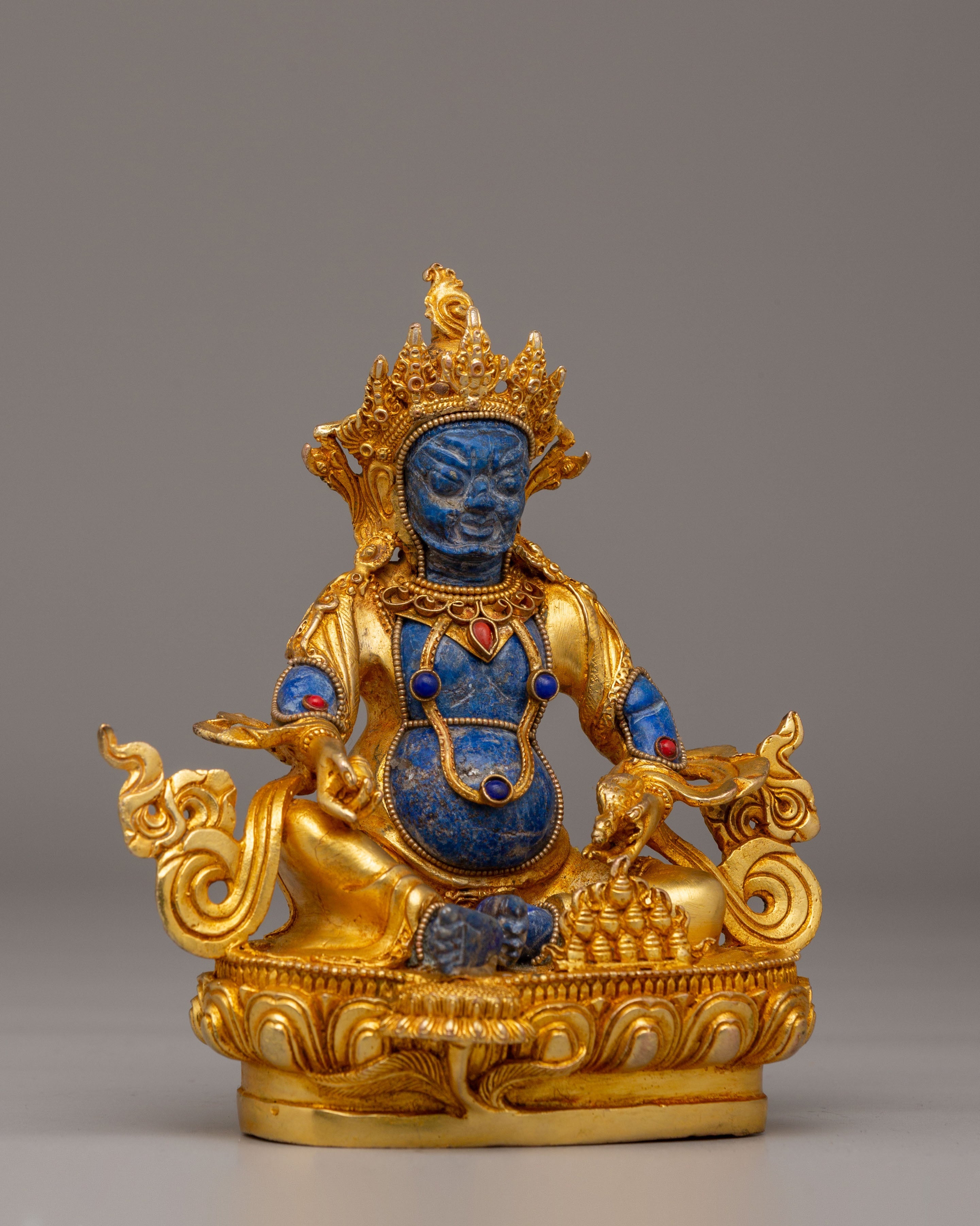Sacred Dzambhala Deity Statue | Tibetan Wealth Deity