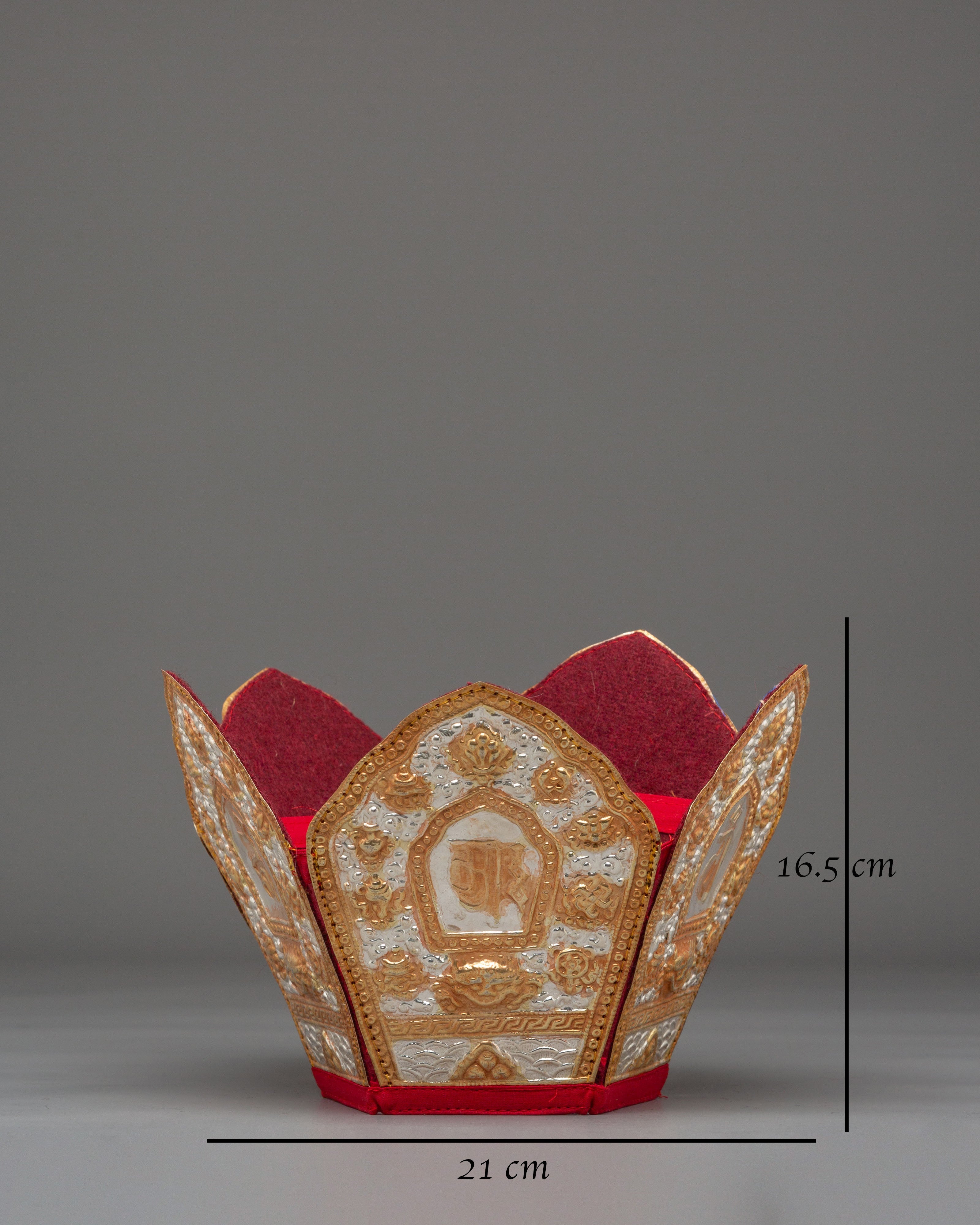 Electro Gold and Electro Silver Plated Crown | Symbol of Wisdom