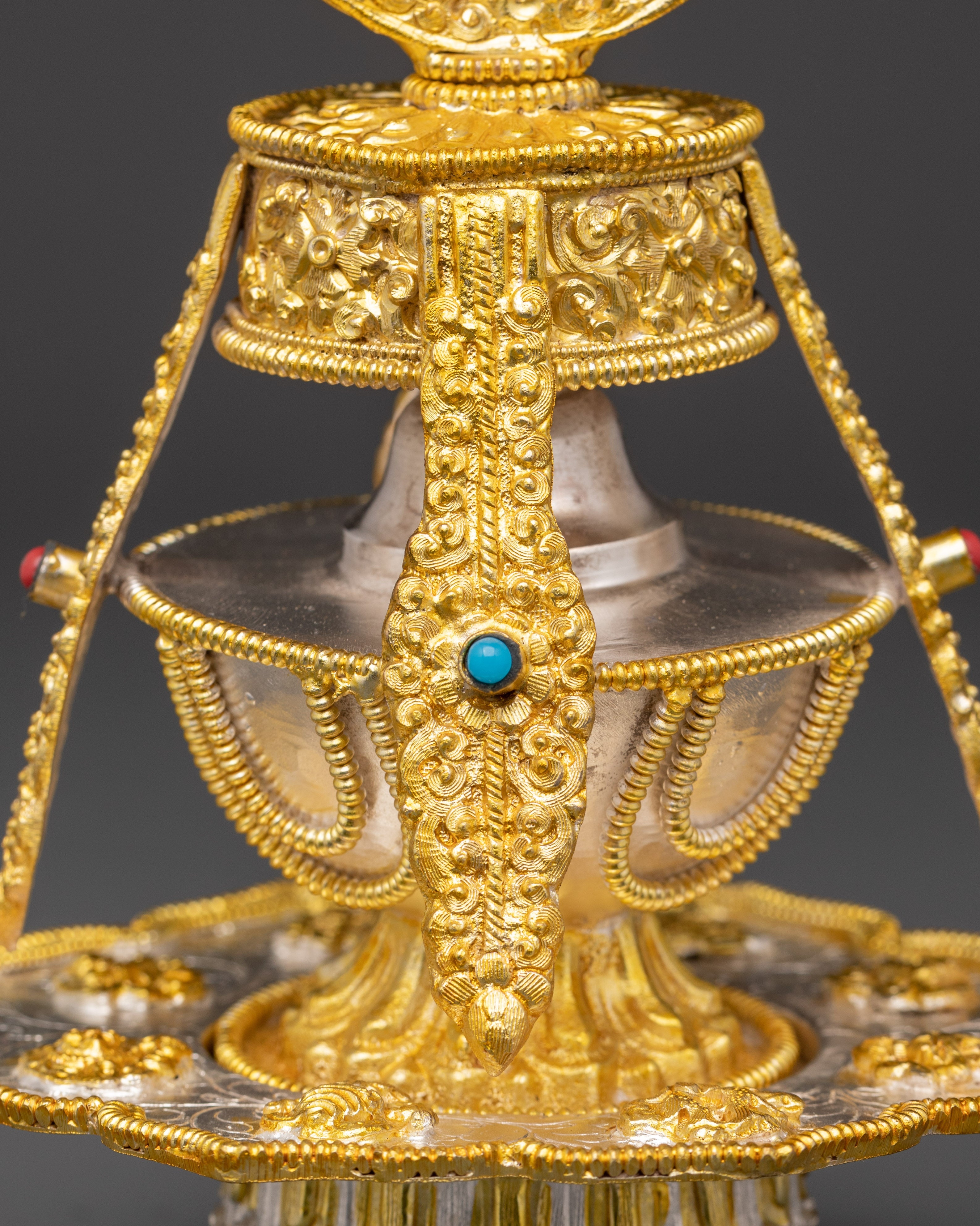 Sacred Tibetan Life Vase for Longevity and Blessings | Handcrafted Buddhist Treasure