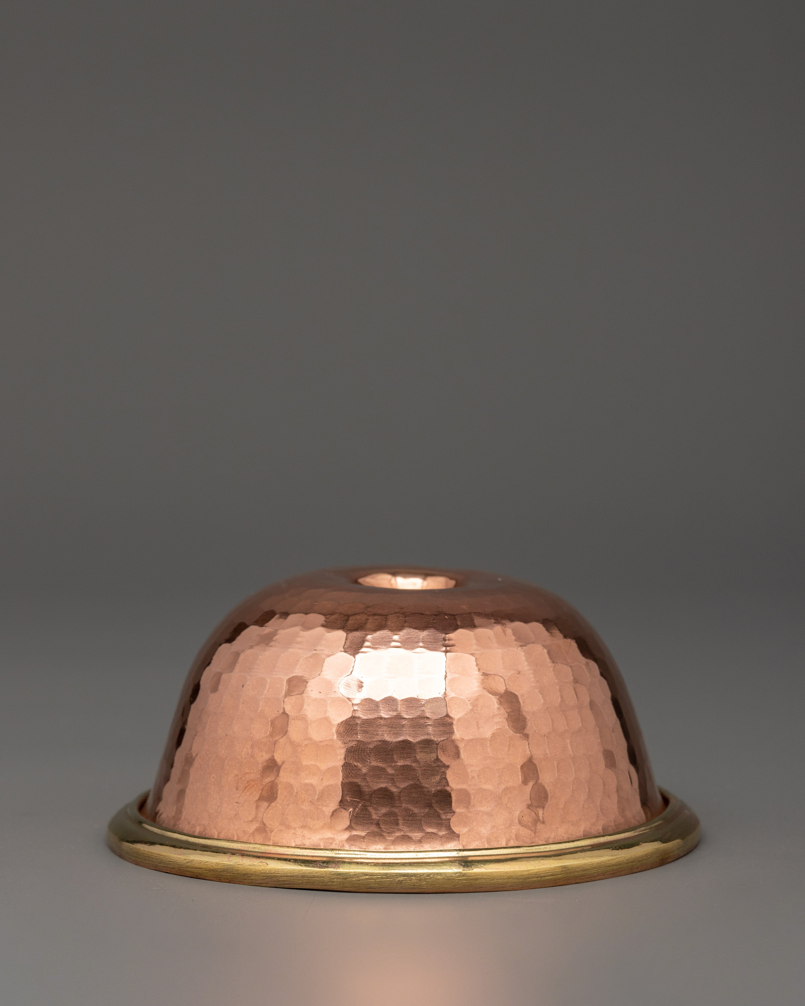 Himalayan Offering Water Bowls Set | Copper Ritual Altar Offering