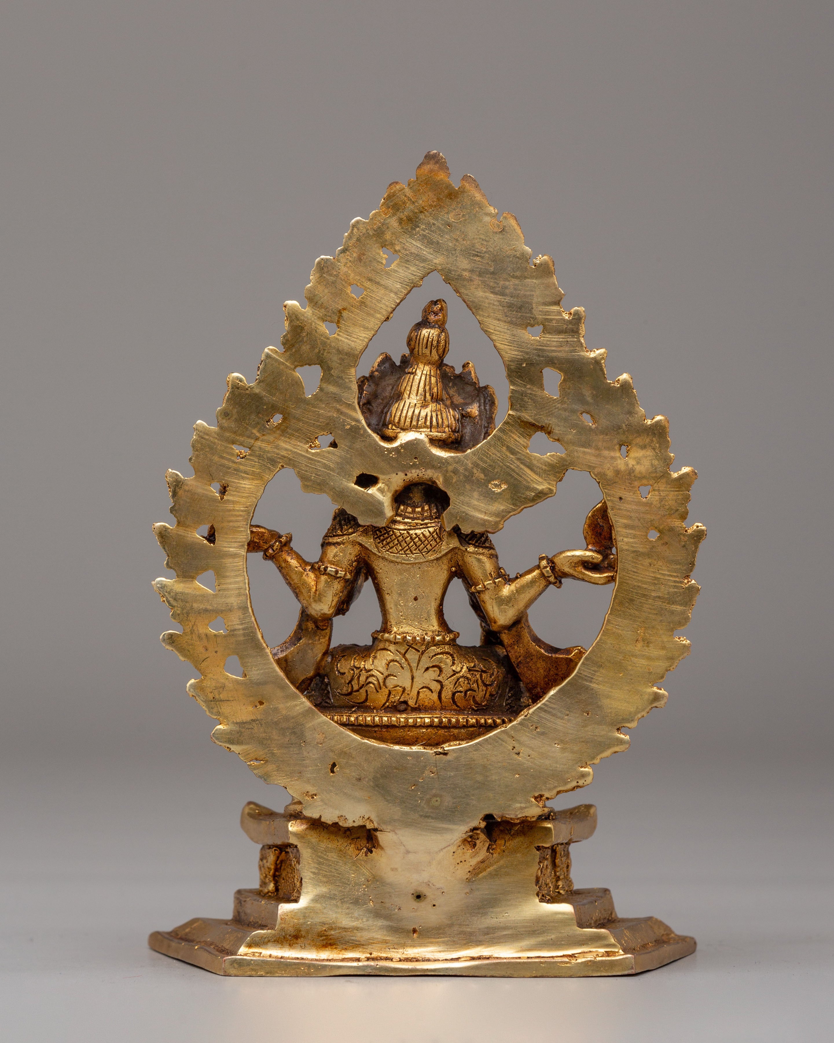 Sacred Laxmi Statue | Handcrafted Copper Statue of Goddess of Wealth and Prosperity