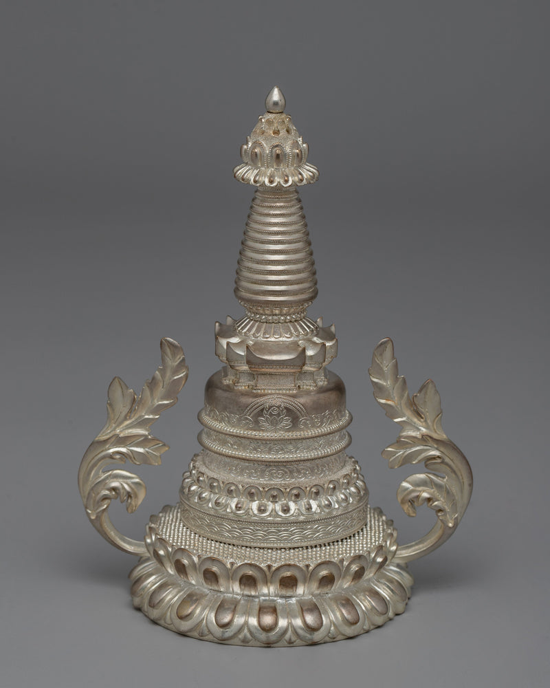 Premium Traditional Buddhist Stupa | Symbol of Spiritual Awakening and Peace