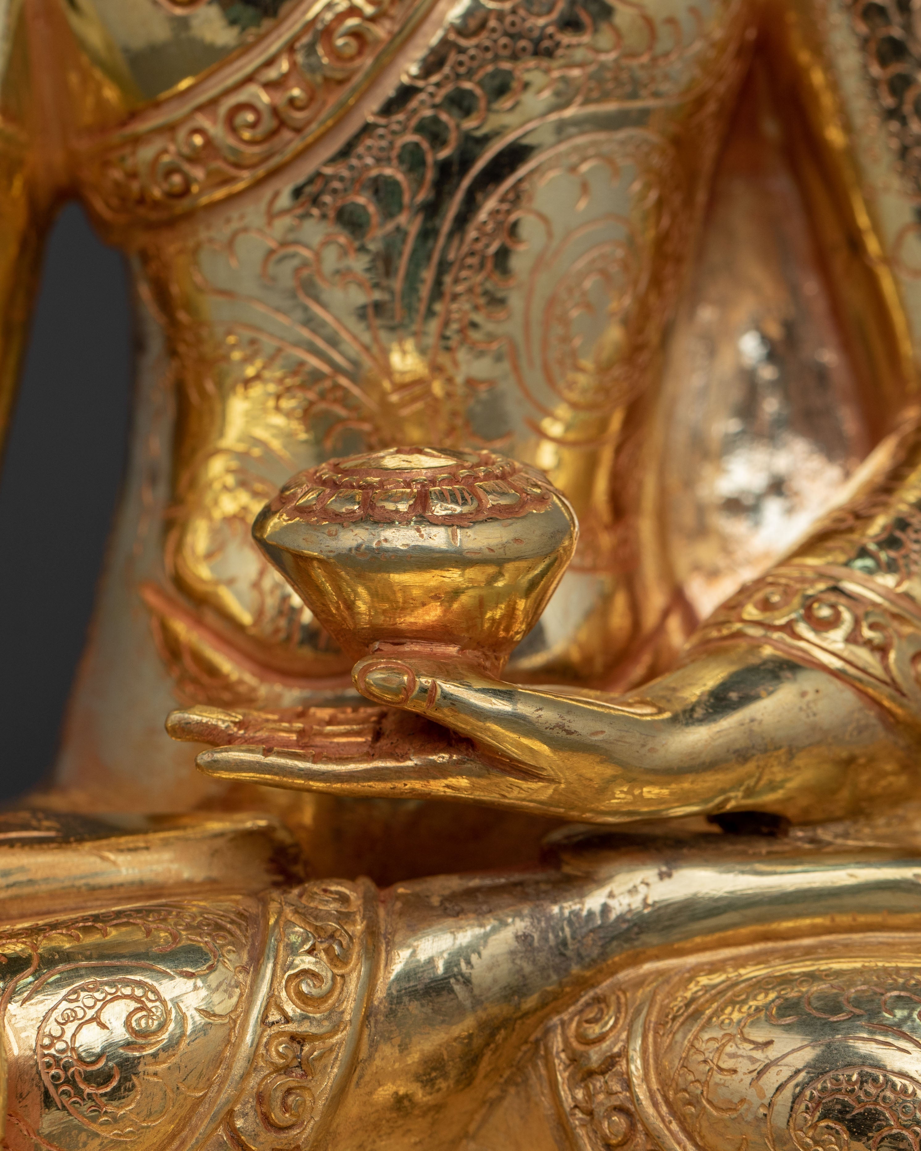 Traditional Handcrafted Shakyamuni Buddha Figurine | Spiritual Home Decor