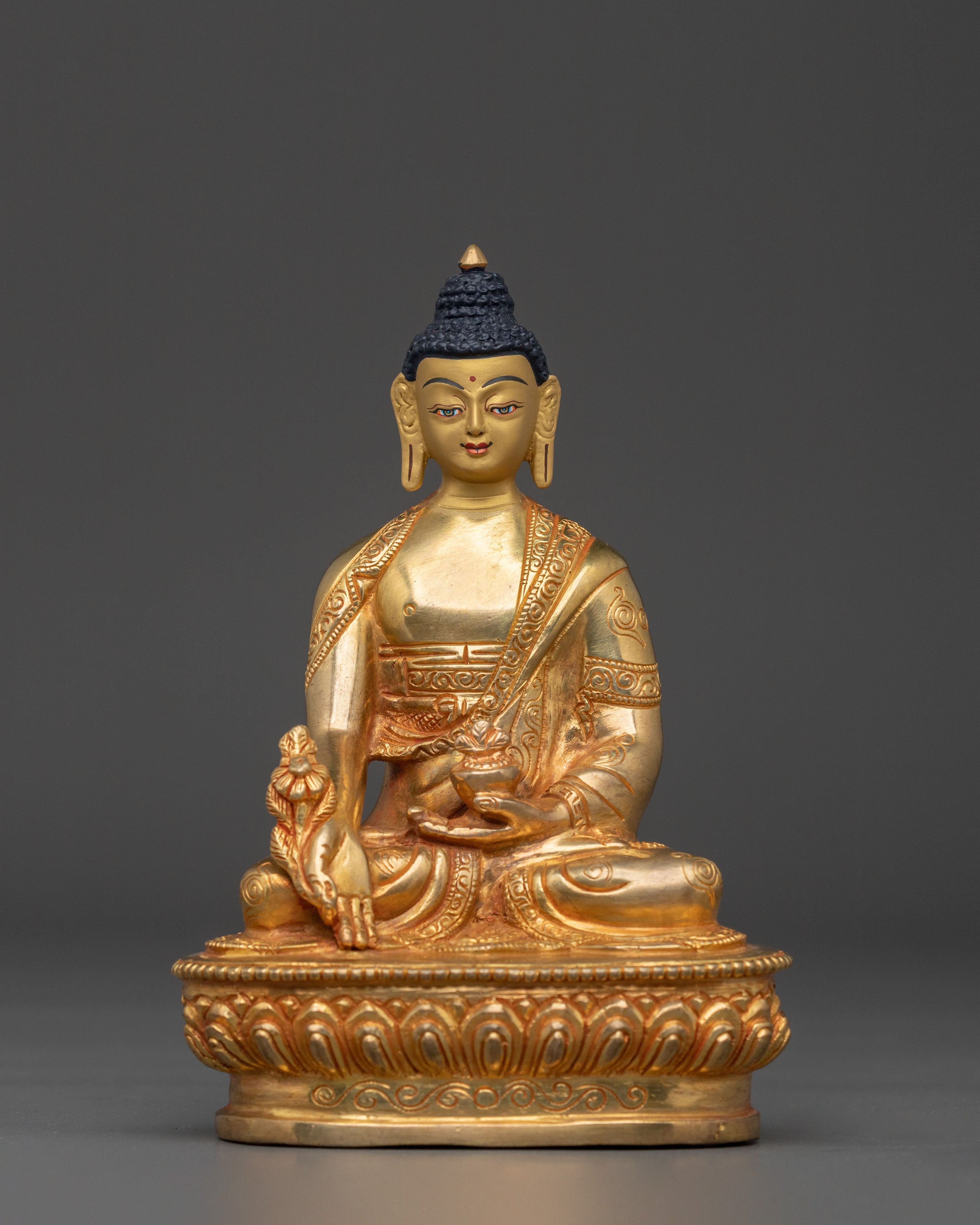 Handcrafted Himalayan Medicine Buddha   