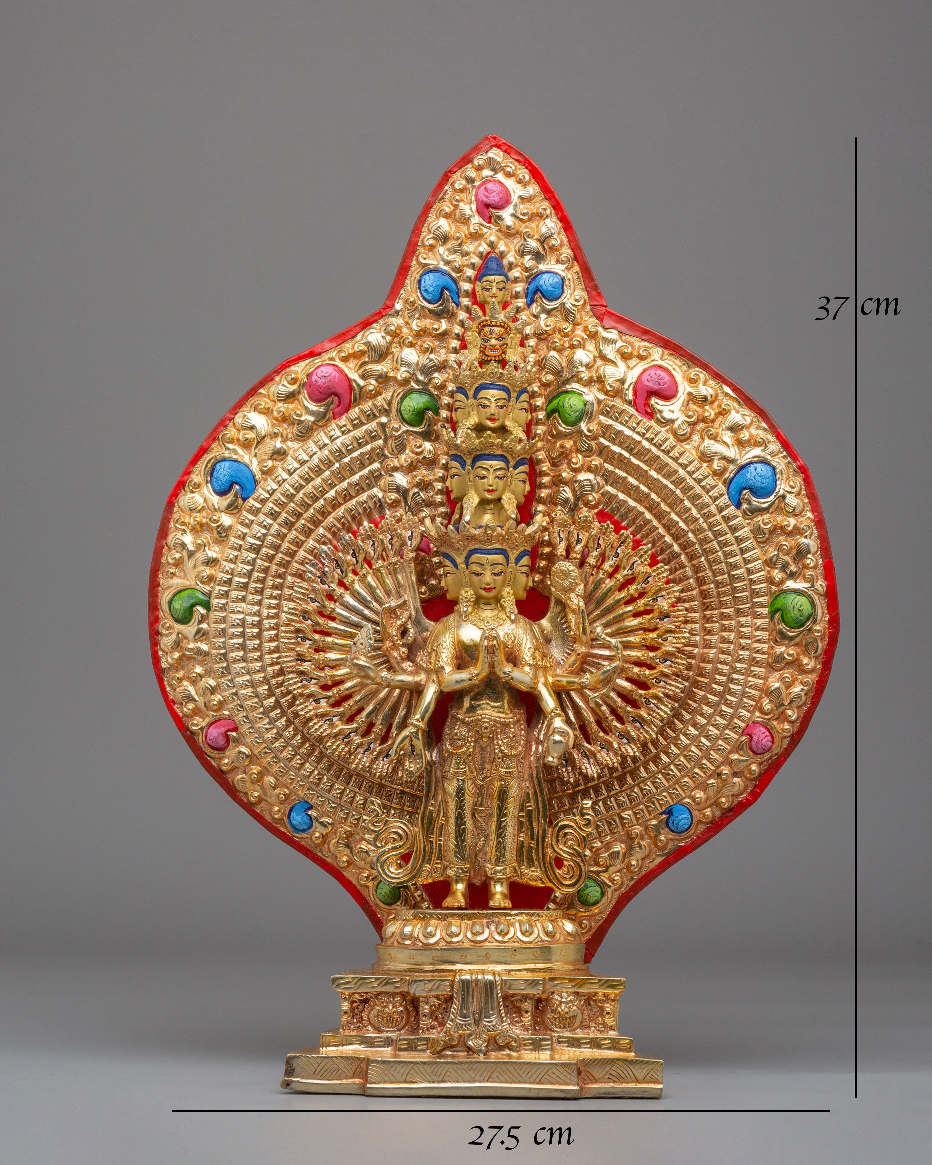 1000 Armed Chenrezig Deity Statue | Avalokiteshvara Buddhist Deity