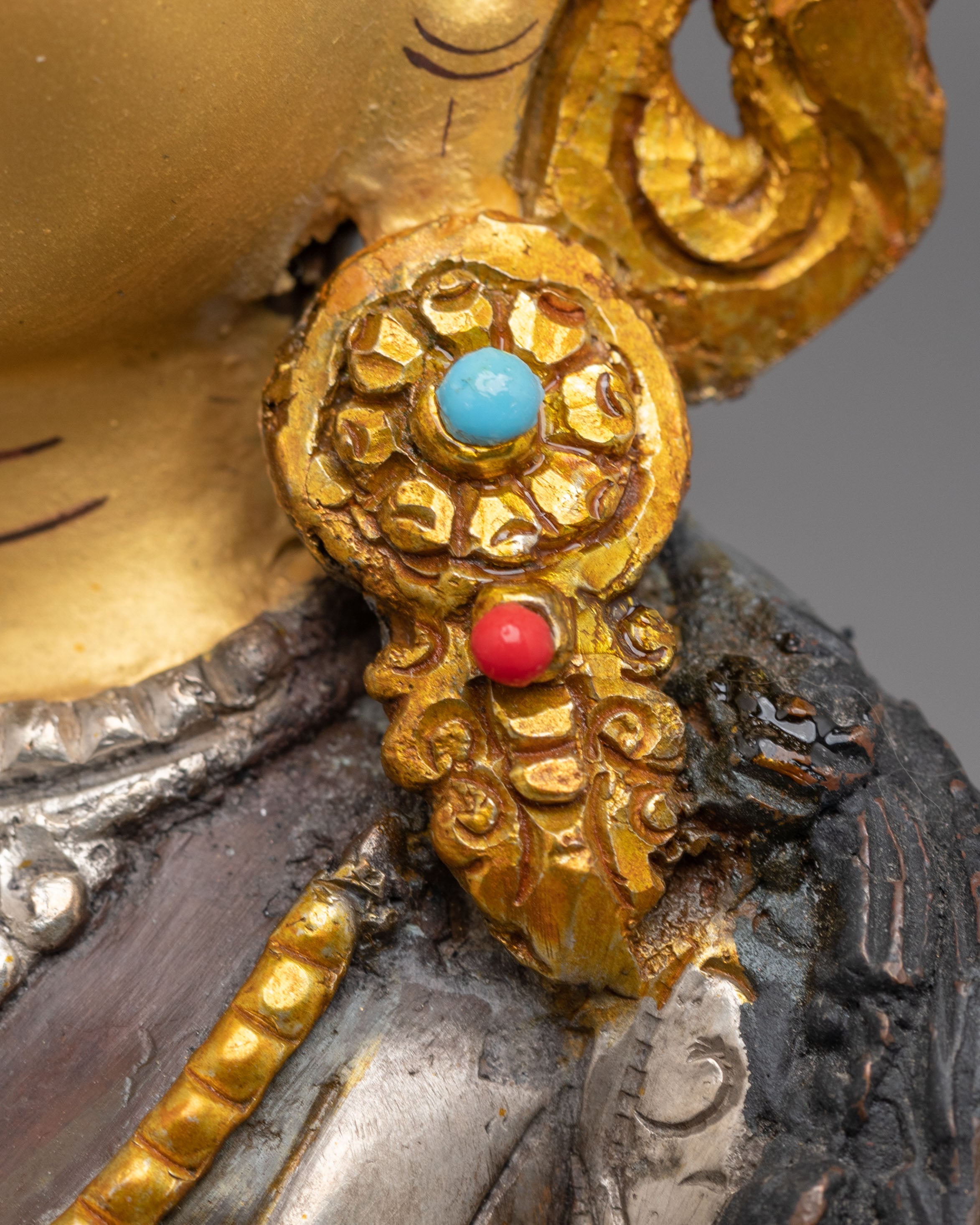 Divine Amitayus Buddha Sculpture | Handmade Tibetan Art