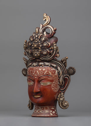 Traditional Buddha Mask | Timeless Symbol of Spiritual Serenity and Inner Peace