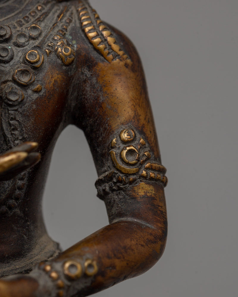 Handcrafted Vajrasattva Statue | Tibetan Buddhist Deity