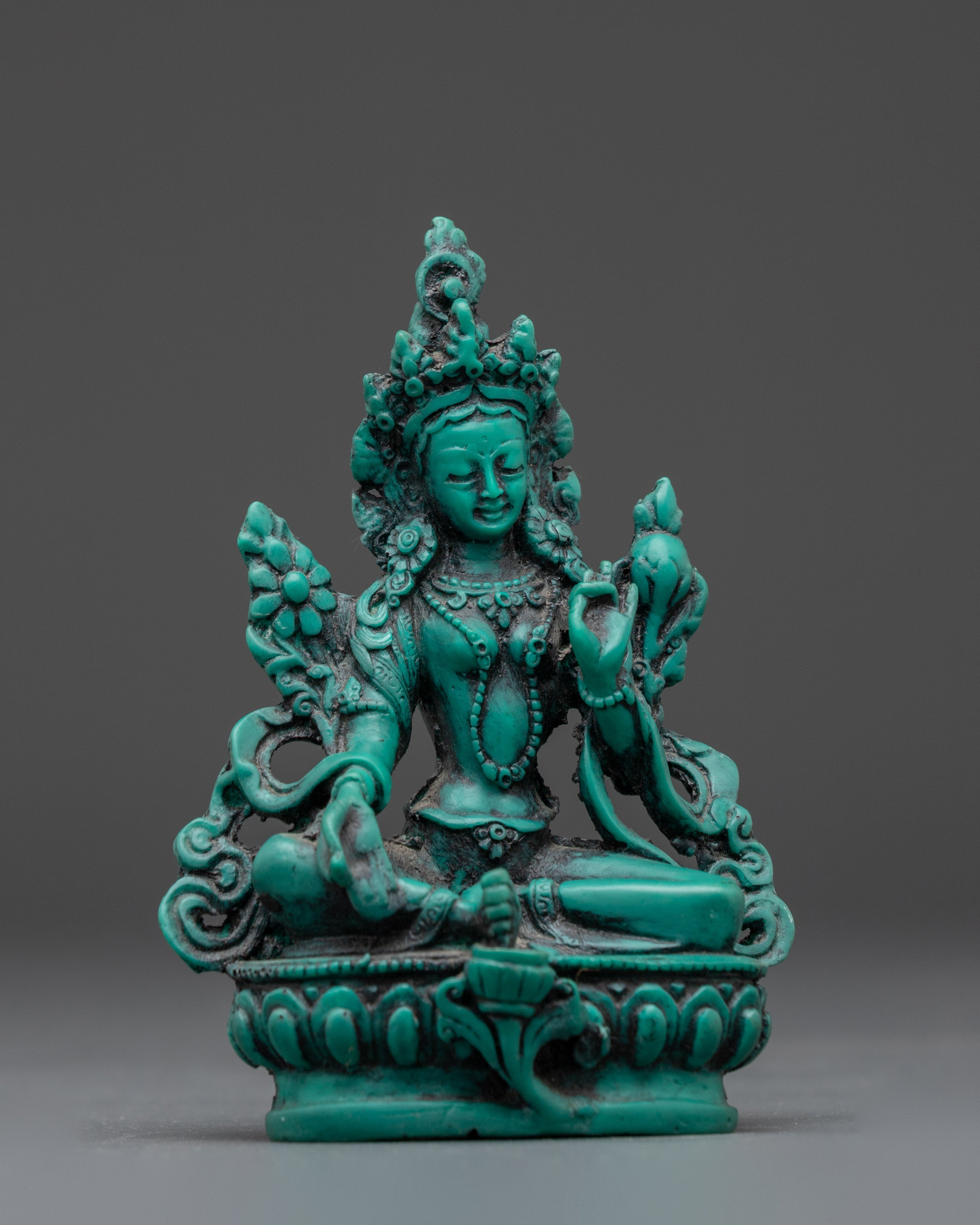 Sacred Bodhisattva Green Tara Statue | Symbol of Compassion