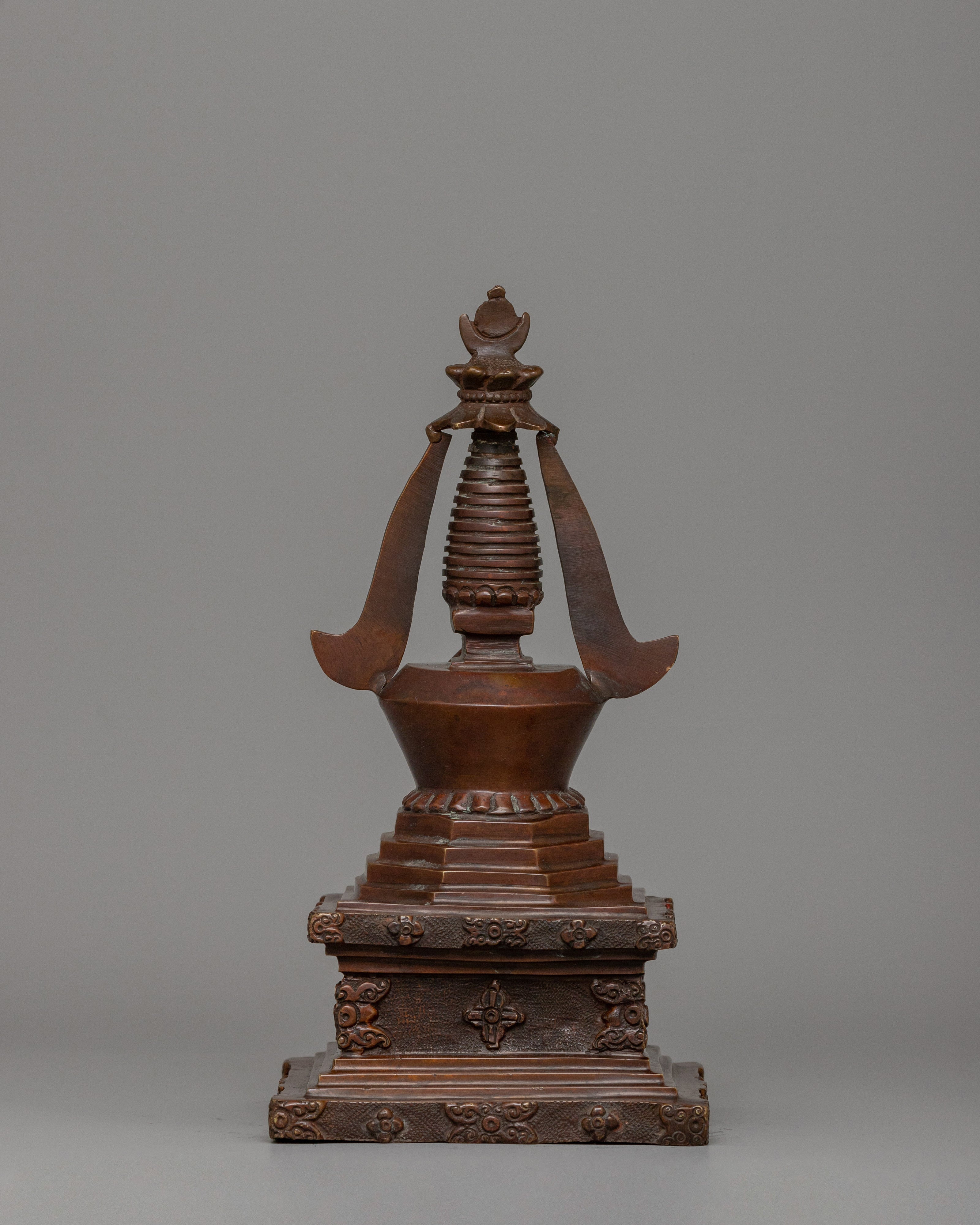 Stupa of Reconciliation | Traditional Buddhist Sculpture for Meditation and Healing