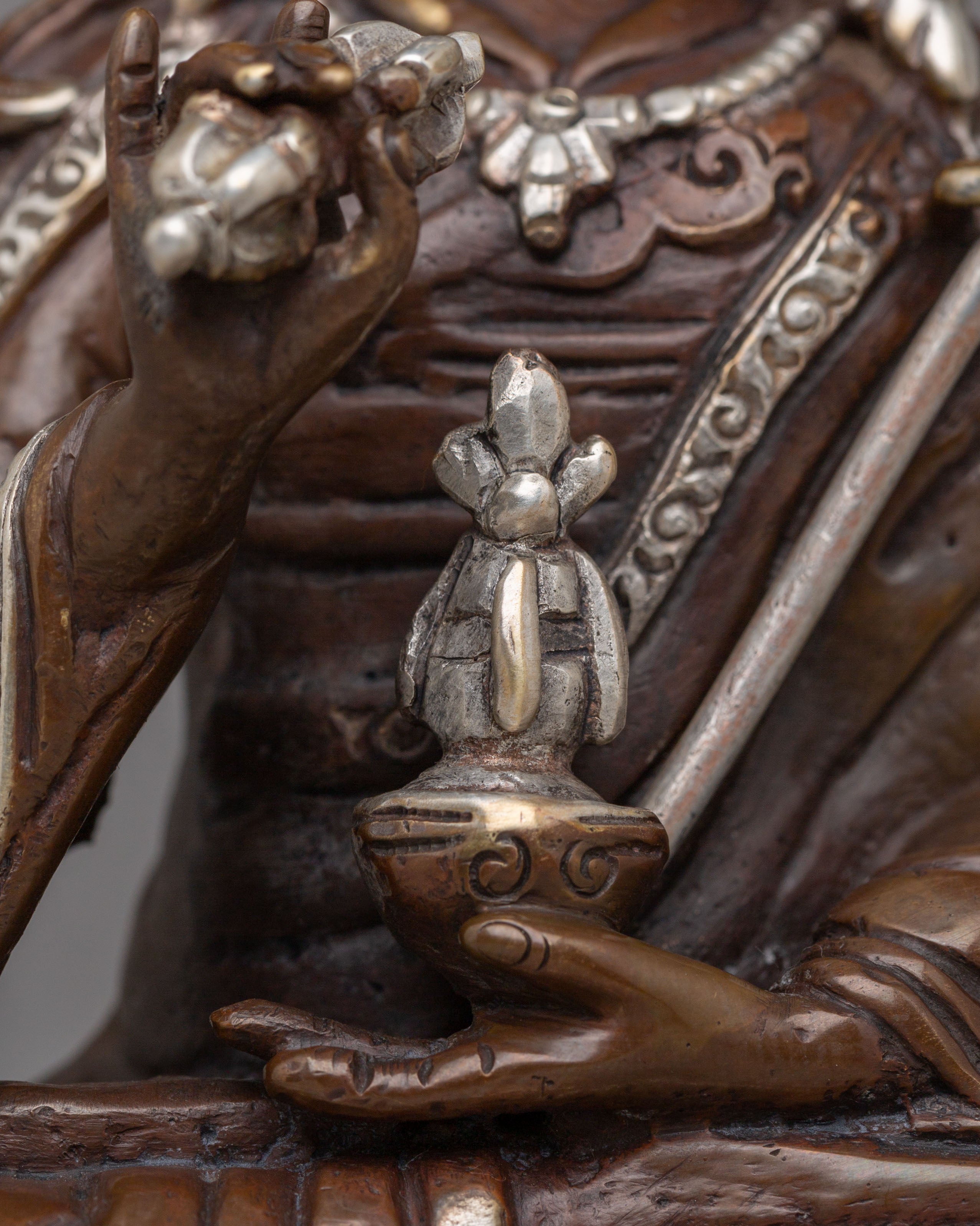 Sacred Handmade Guru Tsokye Dorje Statue | A Symbol of Wisdom and Protection