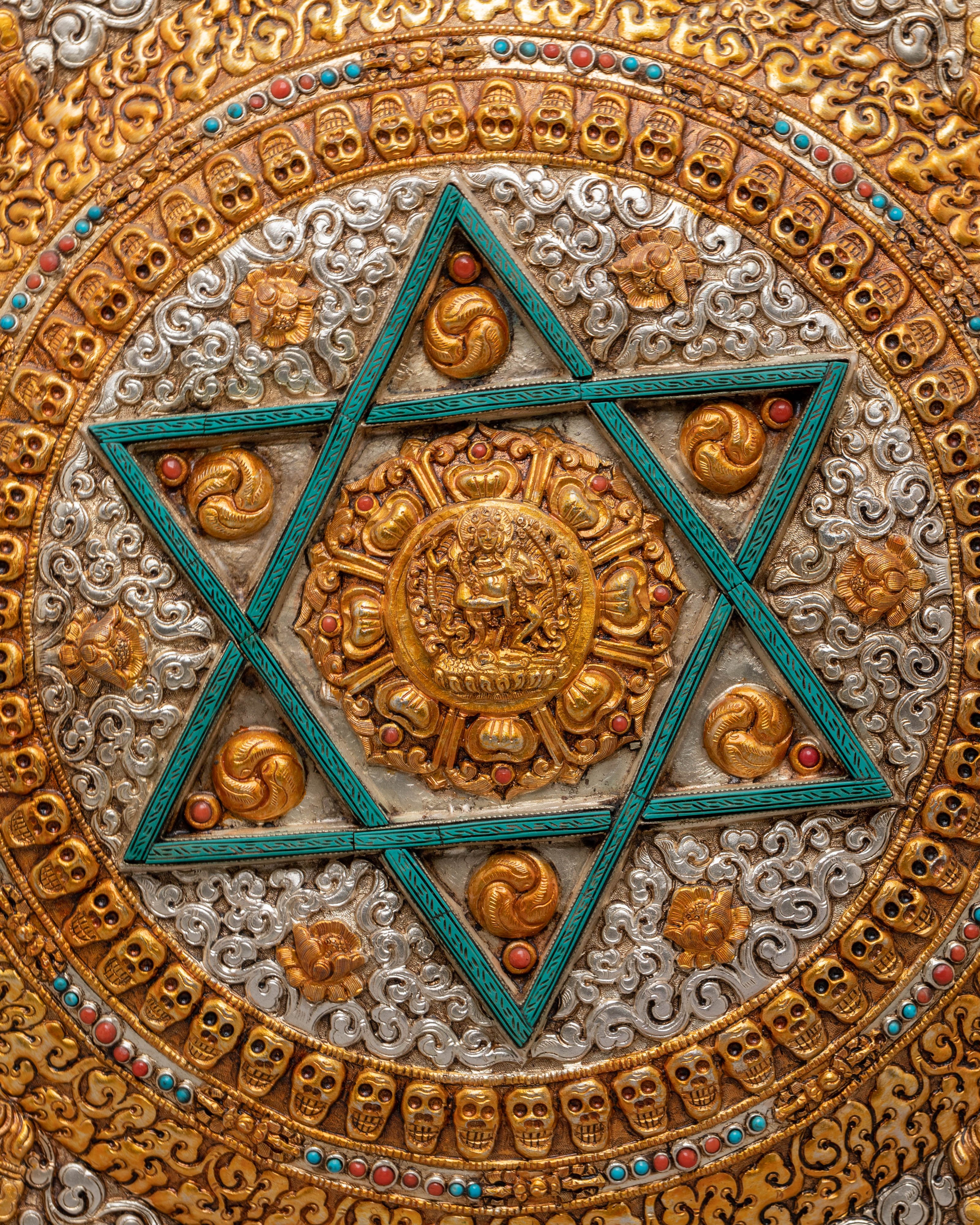 Handcrafted Wall Hanging Buddhist Mandala | Sacred Artwork for Spiritual Spaces