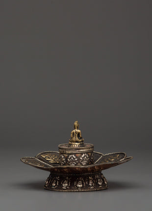 Buddha Incense Holder | Handcrafted Brass Meditation Burner